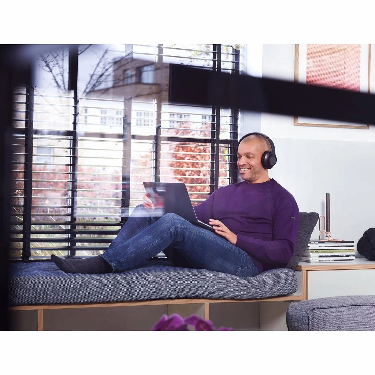 Philips Słuchawki, Wezprzewodowe Słuchawki Nauszne, Pasywna Redukcja Szumów, Łatwe Połączenie Bluetooth, 18 Godzin Odtwarzania, Premium Wzornictwo I Lekkość, TAH6206BK/00