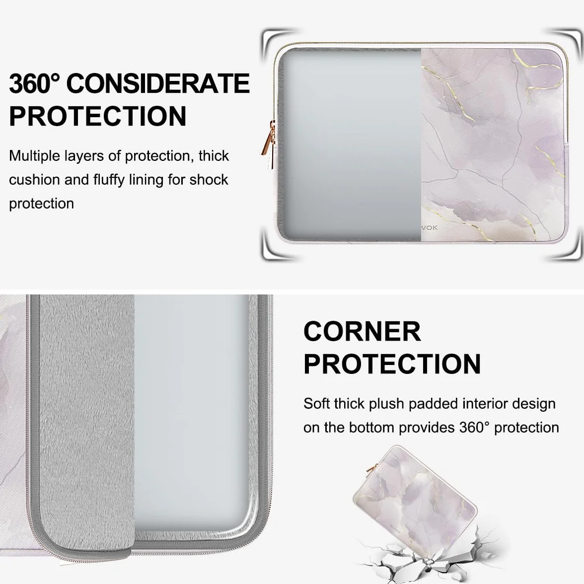 ARVOK 13 13,3 14-calowy pokrowiec na laptopa zestaw do MacBooka Air/Pro 13 14, wodoodporny notebook komputer tablet etui pokrowiec z etui na akcesoria do Samsung HP, MacBook, Dell, Lenovo, ASUS, Acer