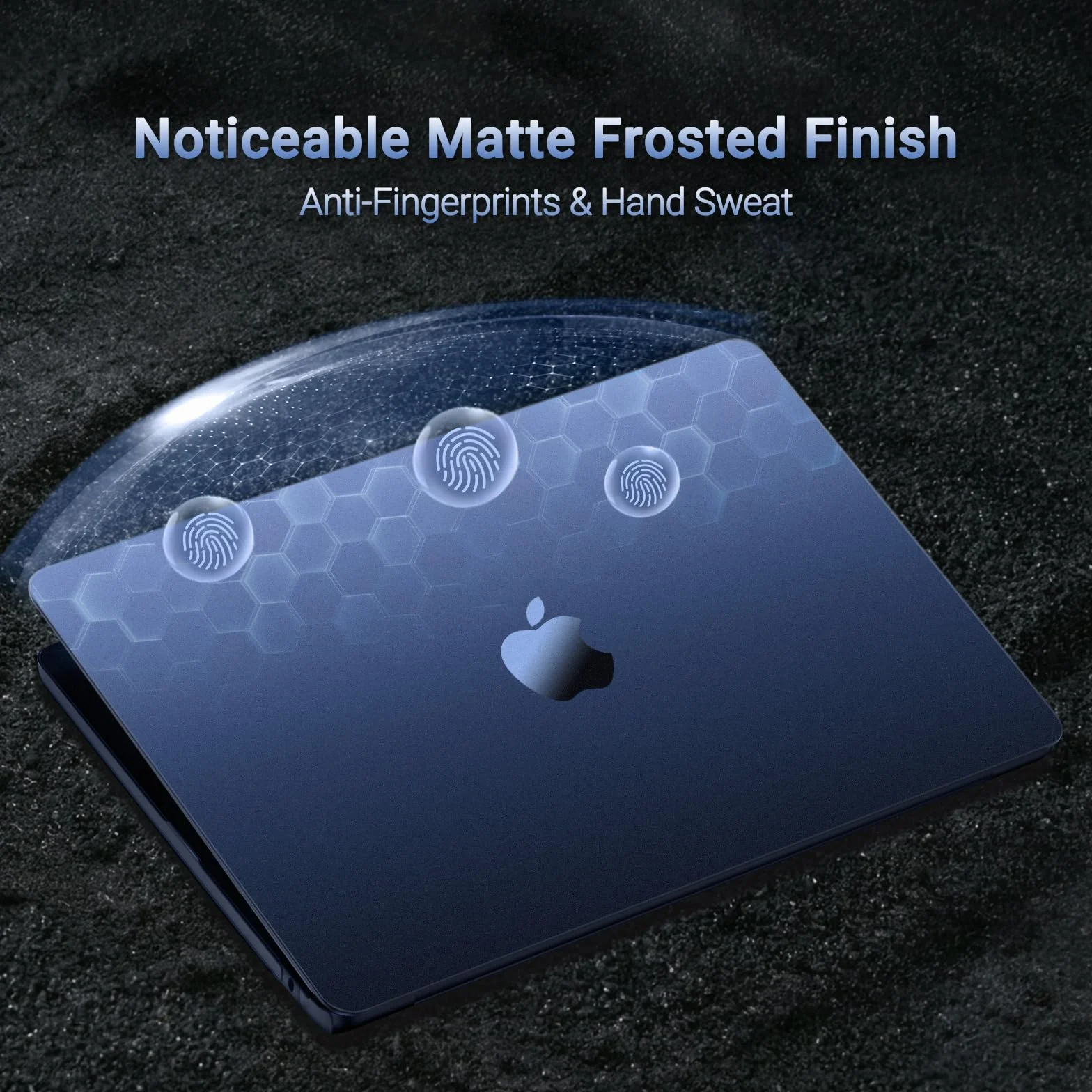 MOSISO Etui kompatybilne z MacBook Air 38.1 cm M5 M4 M3 M2 2026-2023, ultracienkie twarde etui, precyzyjny kolor i ochrona przed odciskami palców, kompatybilne z MacBook Air 38.9 cm A3448 A3241 A3114