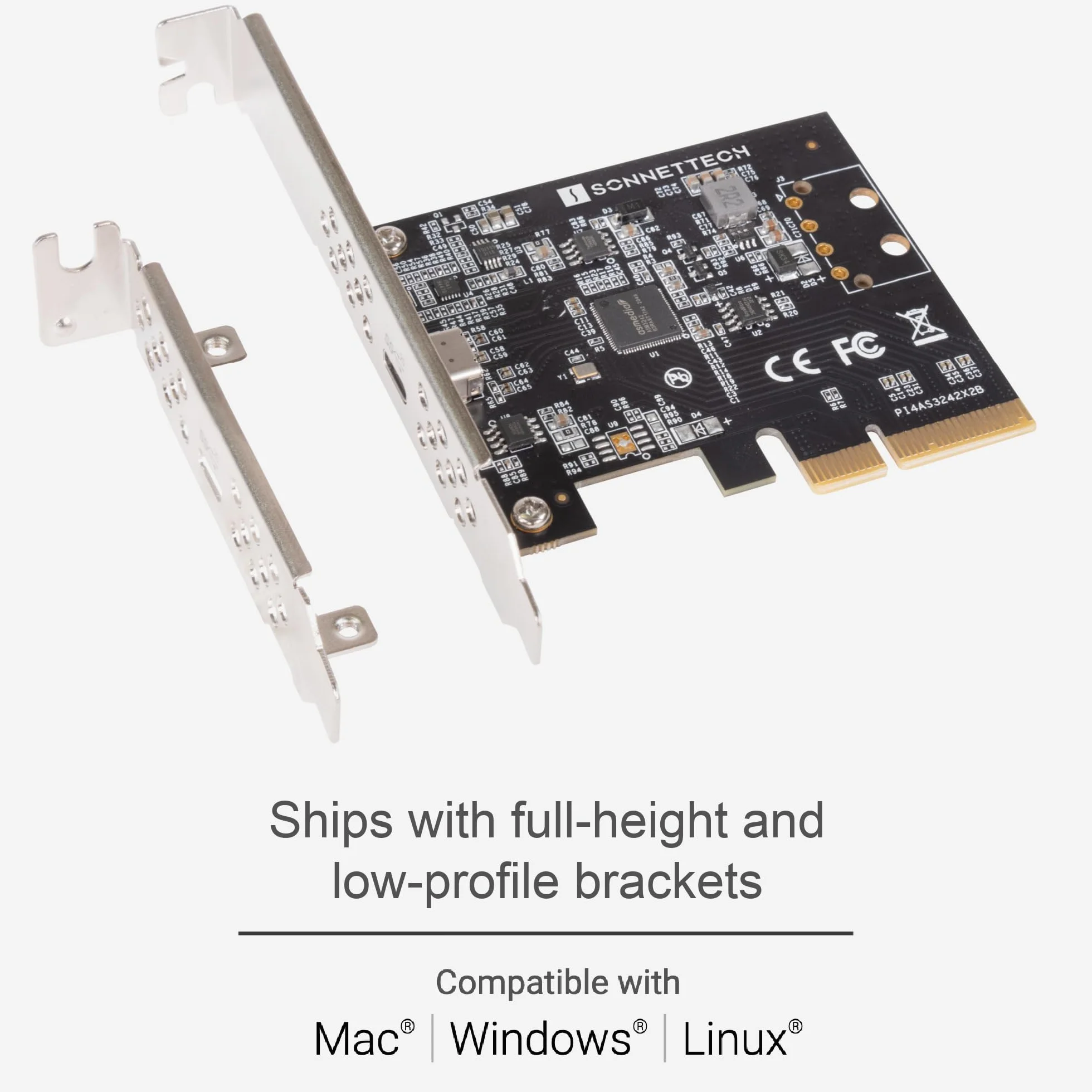 Sonnet Allegro Max USB-C 20Gbps 1-port PCIe Card - Interfejs audio PCIe