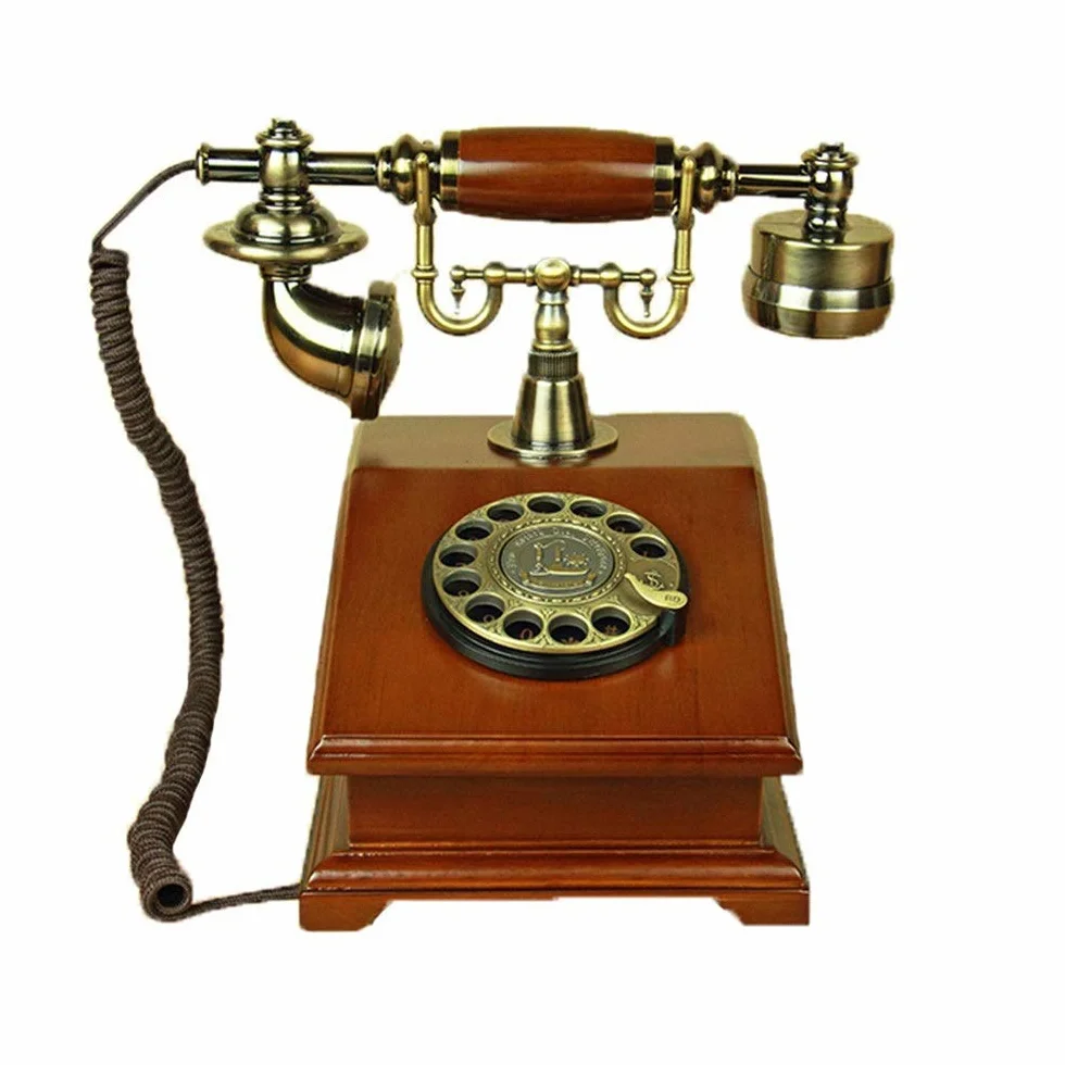 Telefon Stacjonarny Do Domu, Europejski Telefon W Stylu Antycznym, Telefony Z Tarczą Obrotową, Telefon Stacjonarny W Stylu Retro, Telefon Przewodowy Do Domu I Wystro