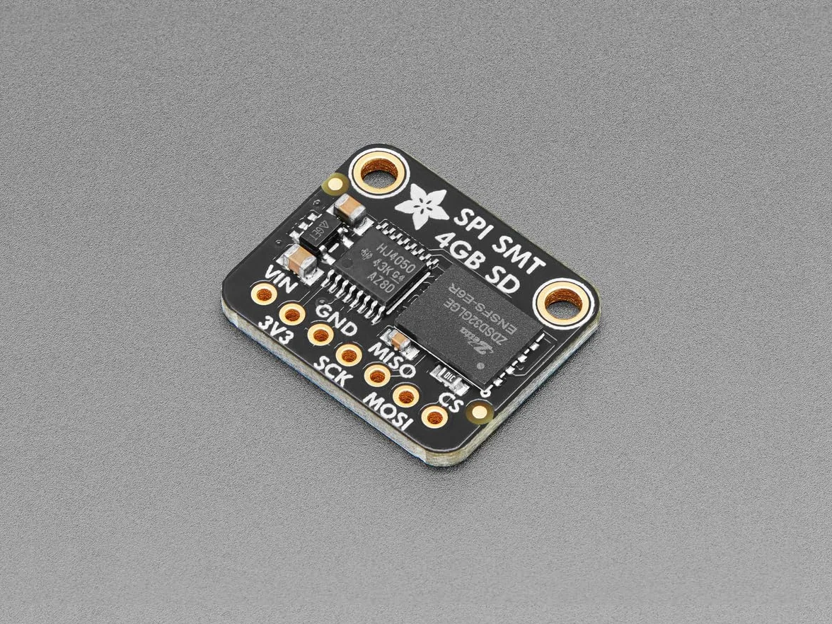 Adafruit SPI Flash SD Card - XTSD 4 GB, 6039