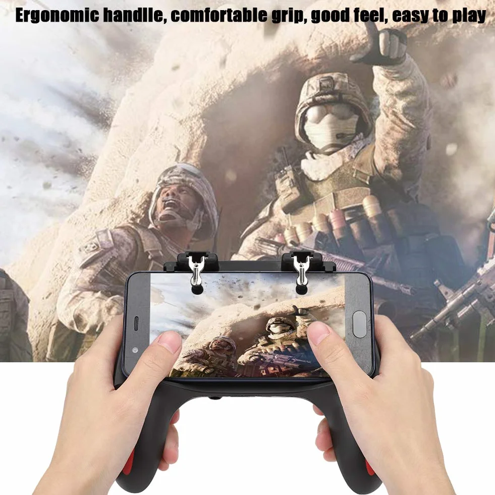 Mobilny kontroler do gier, mobilny gamepad z podwójnym chłodzeniem, rozpraszanie ciepła Joystick wyzwalający grę mobilną do telefonu Double the comfort