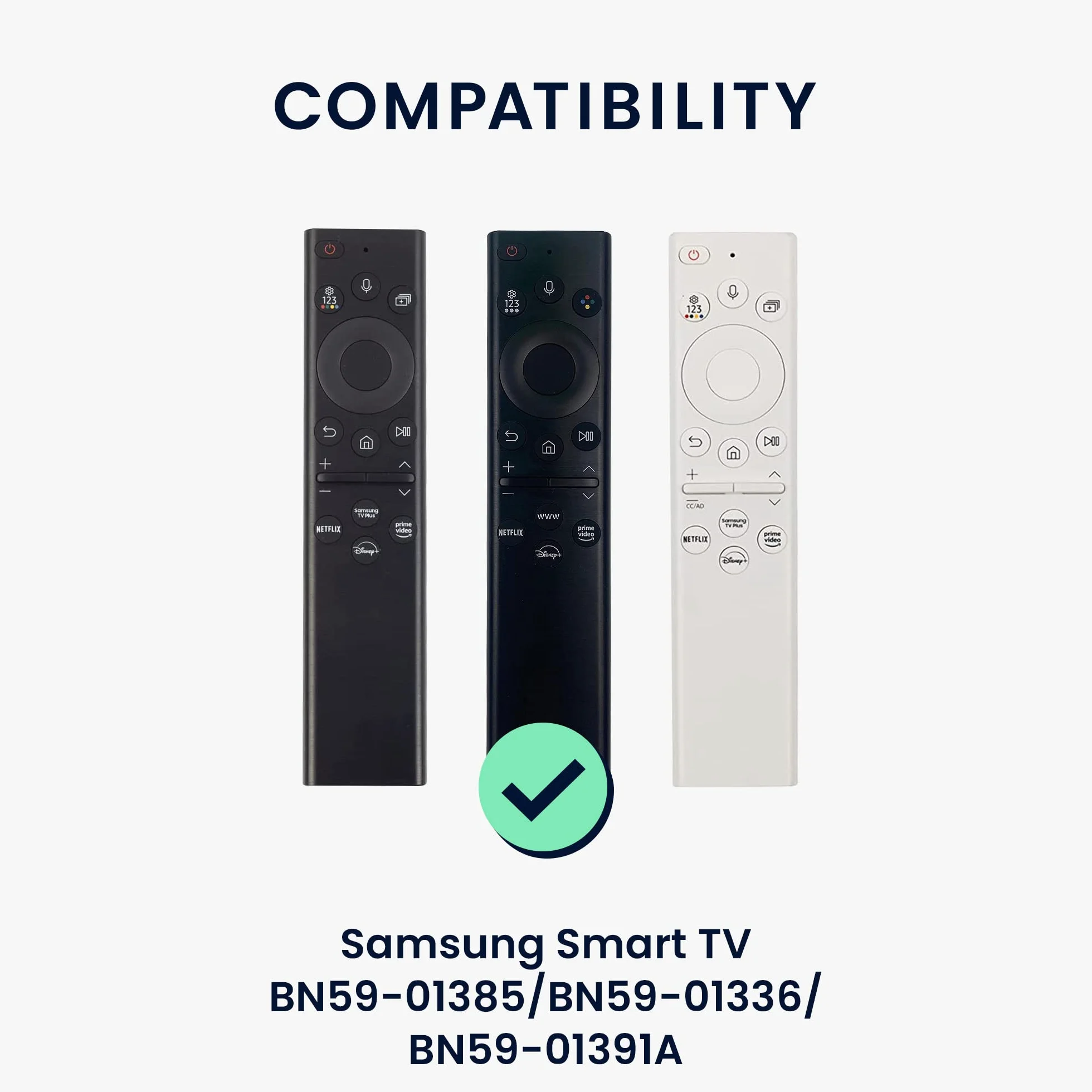 kwmobile Etui silikonowe do pilota Samsung Smart TV TM2280e BN59-01385 BN59-01386 BN59-01391A białe