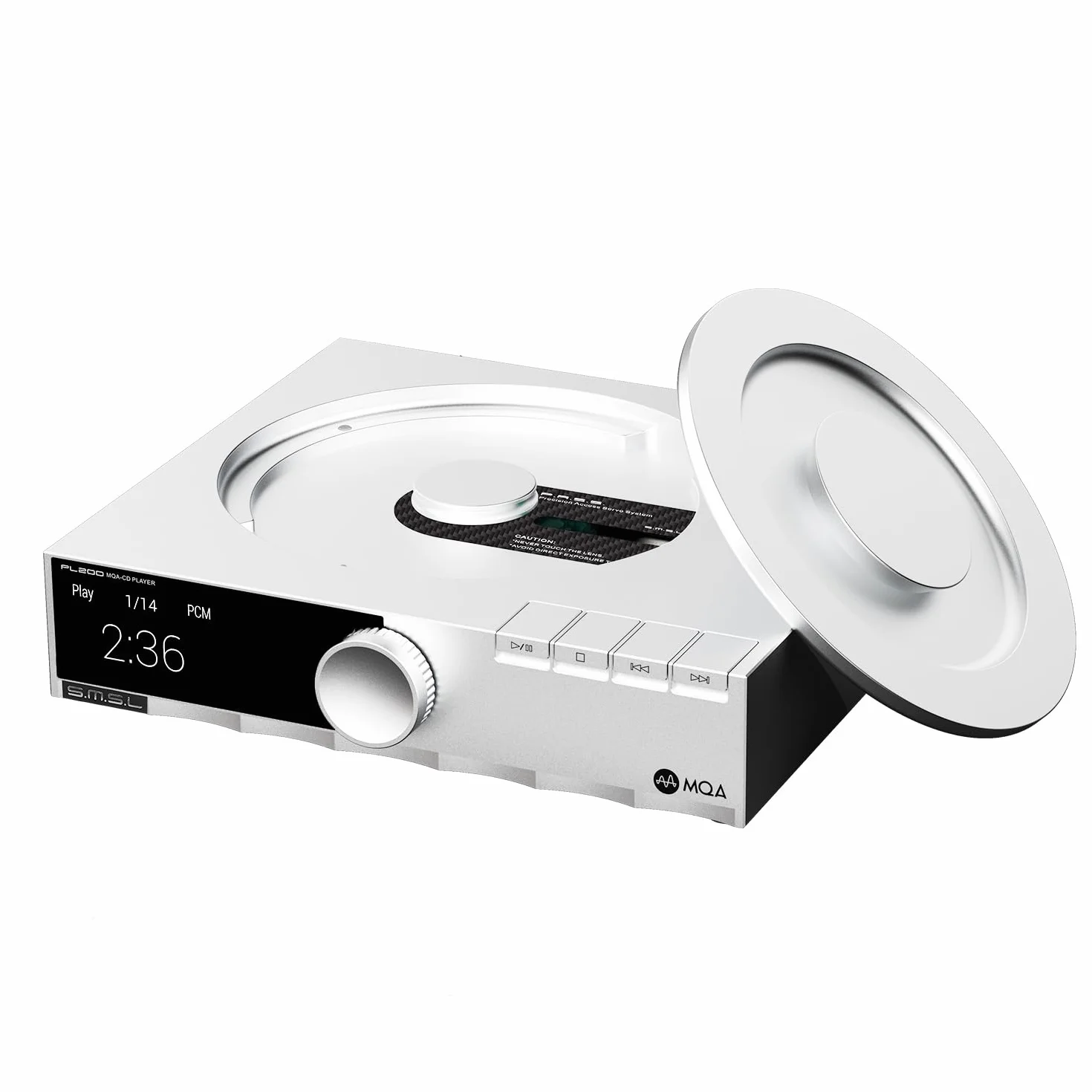 S.M.S.L PL200 Odtwarzacz CD MQA, flagowy układ DAC AK4499EX, wysokiej klasy układ Bluetooth 32bit/768kHz, DSD512, pełne dekodowanie MQA, wejście CD/Bluetooth/CD Player z pilotem zdalnego sterowania