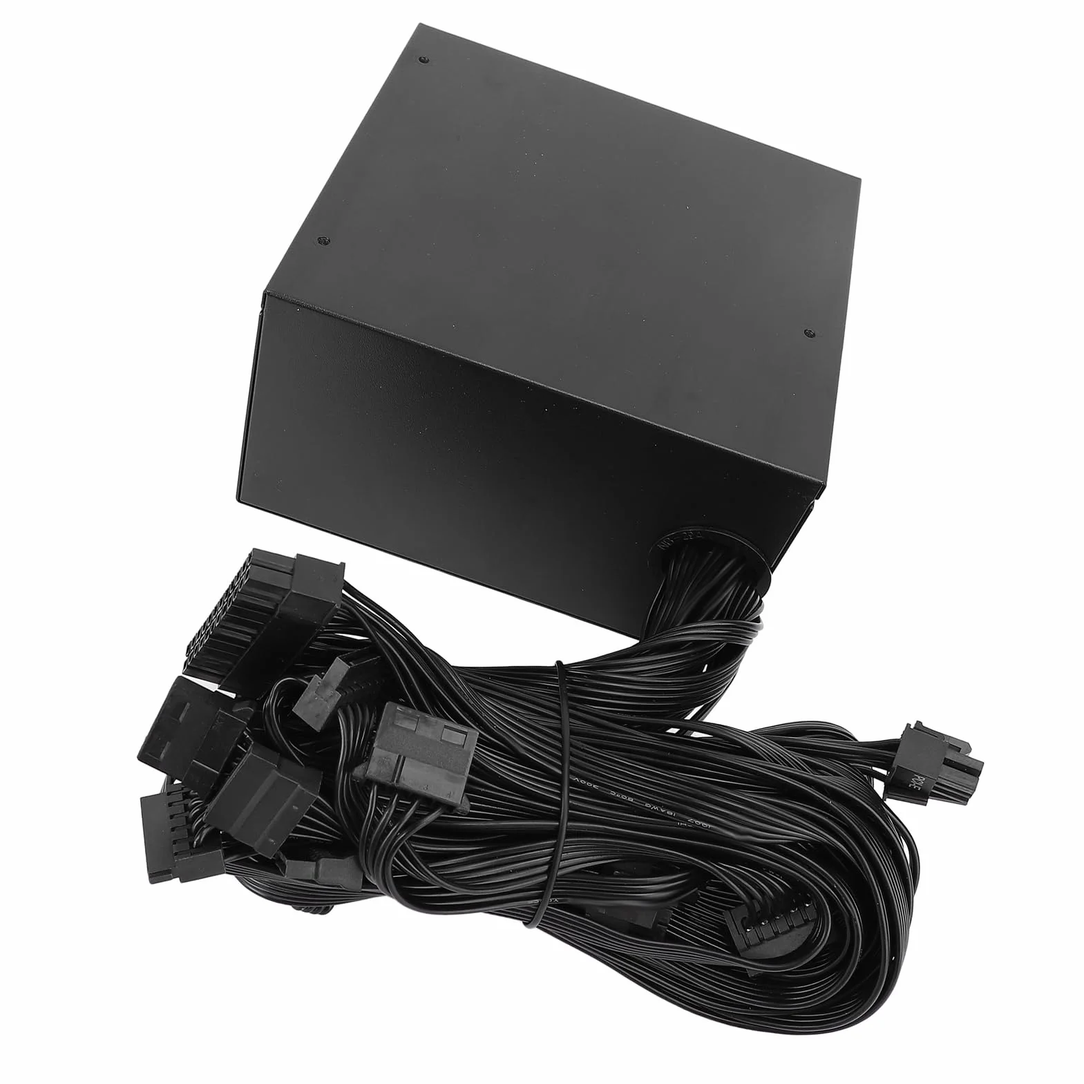 AMONIDA Wysokowydajny Zasilacz ATX 700 W z Wentylatorem Chłodzącym do Systemów Komputerowych Stabilne Napięcie Wiele Funkcji Ochronnych
