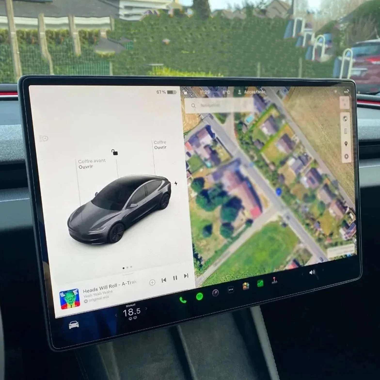 Folia ekranu nawigacji kompatybilna z nową folią z hartowanego szkła nawigacyjnego do wyświetlacza GPS Highland 2024 Model 3 Highland 2024 Model Y Launch Juniper 2025