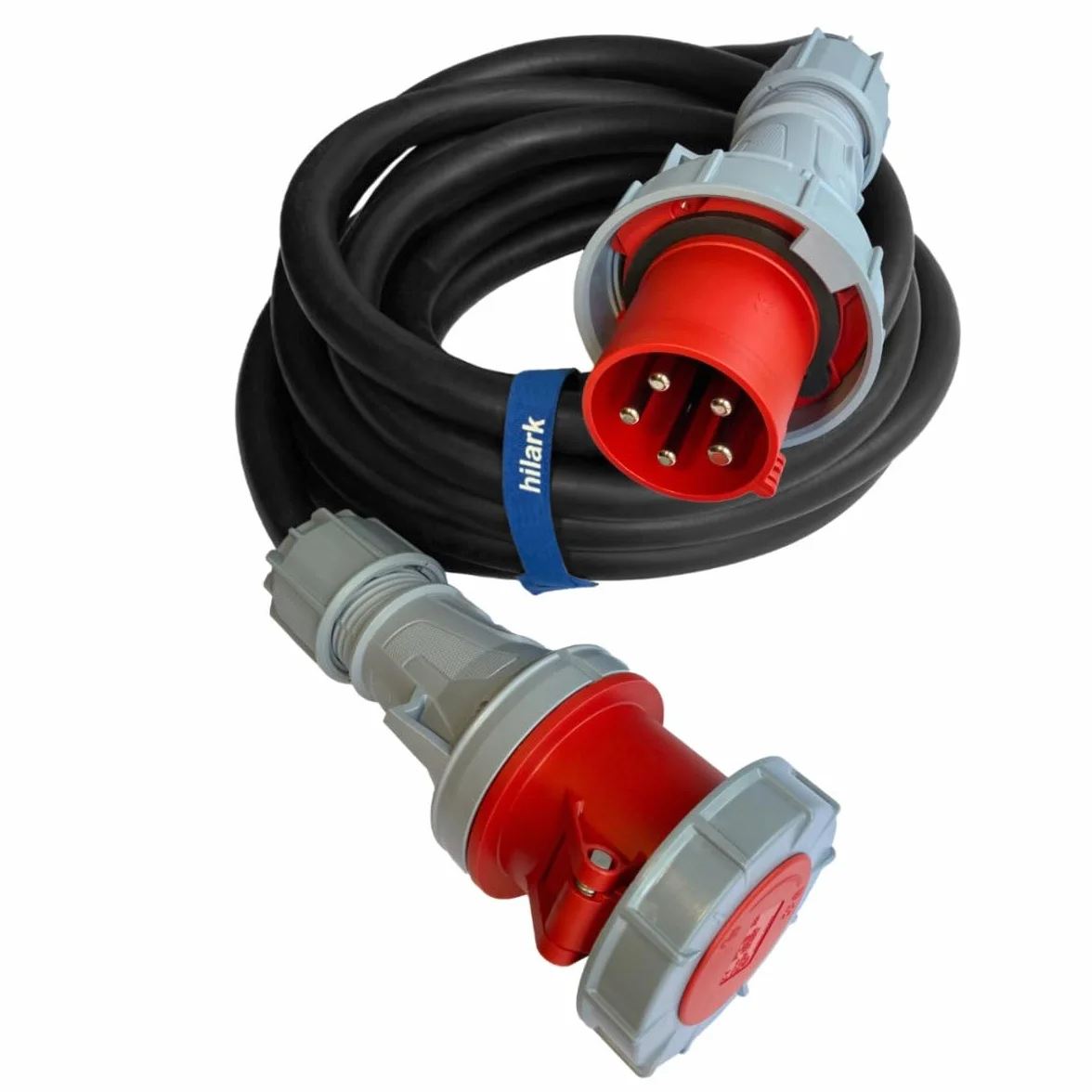 Hilark Cable Tech Przejściówka siłowa IP67, adapter 125A 5P na 63A 5P 3M