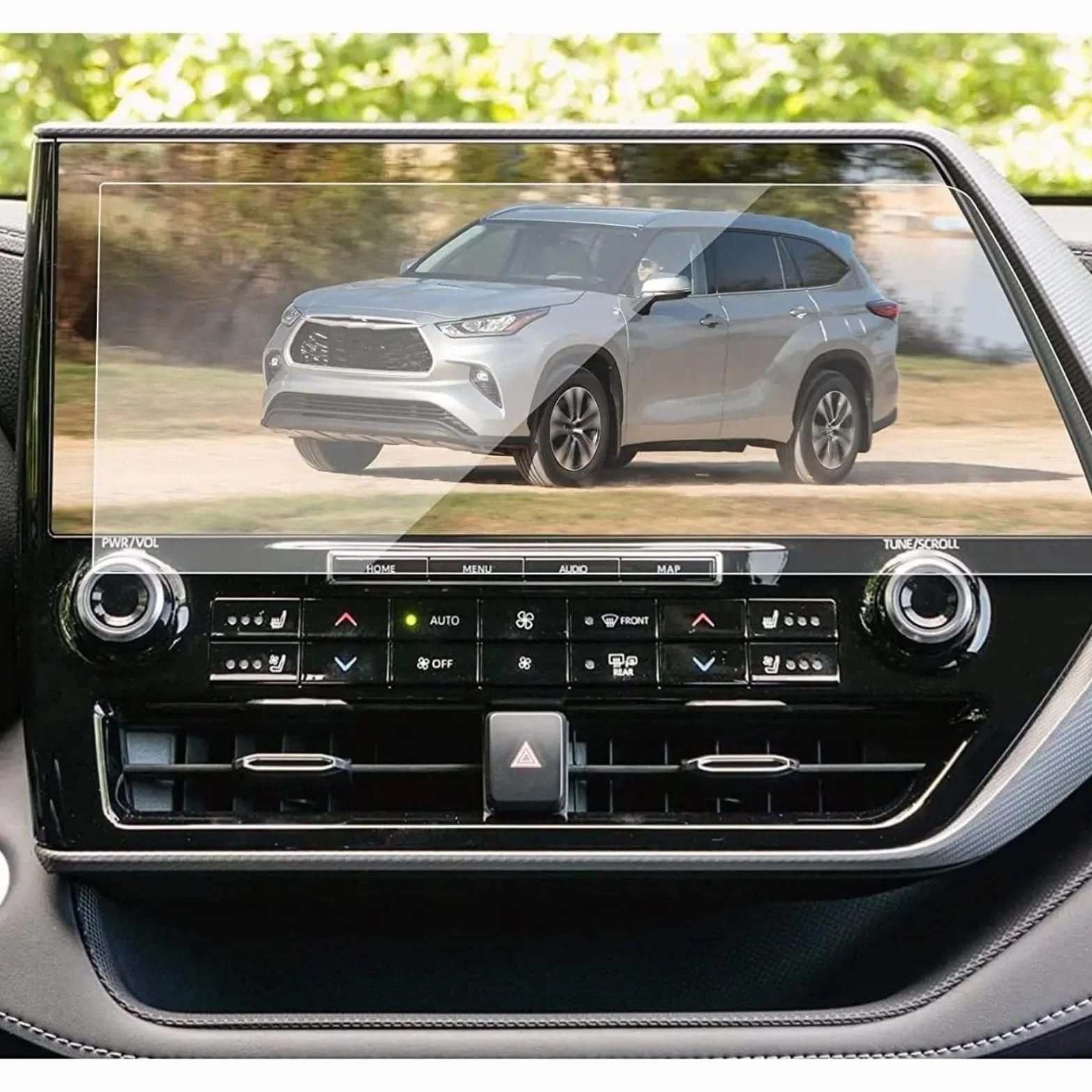 Osłona ekranu nawigacyjnego do Toyoty dla Highlander 2020 2021 2022 12 3 cali wyświetlacz nawigacyjny szkło hartowane folia ochronna na ekran antywybuchowa folia do nawigacji samochodowej