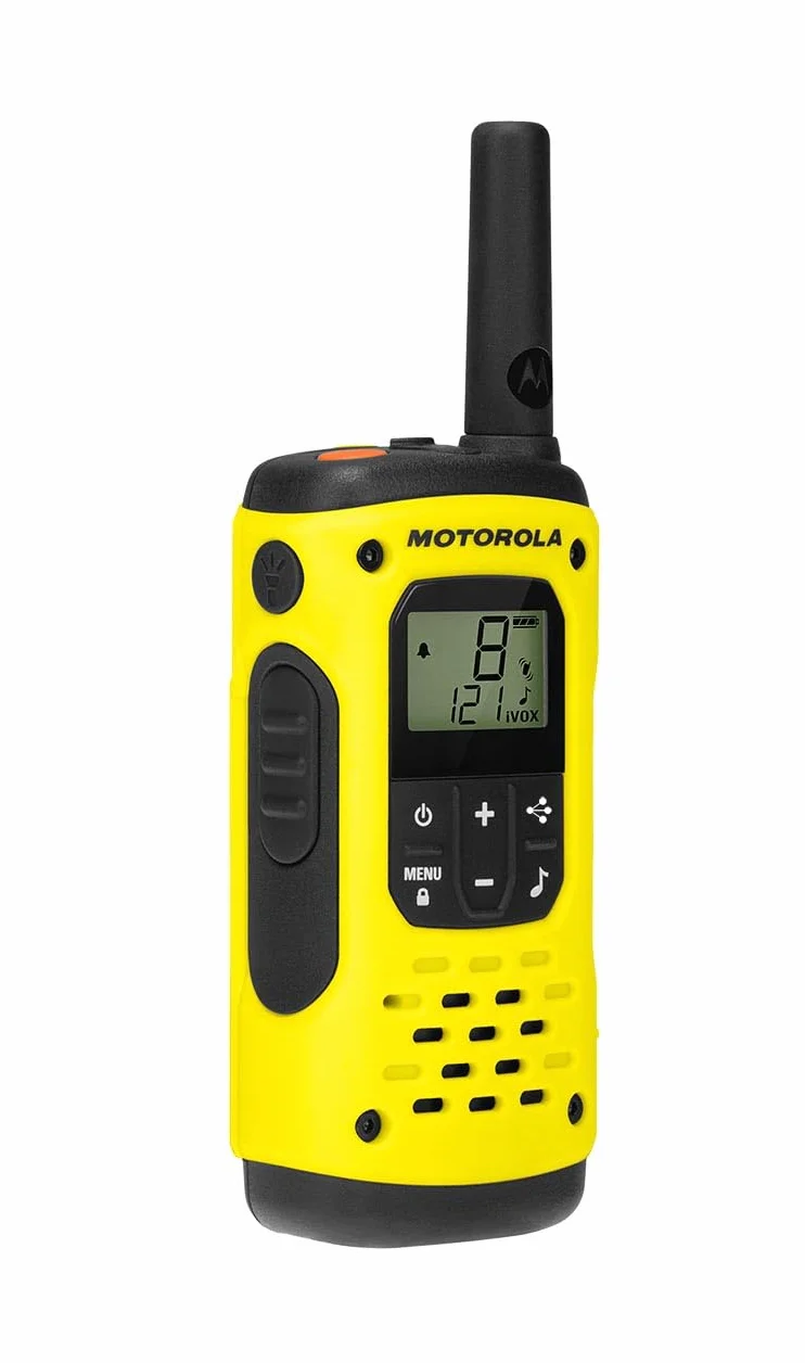 Motorola Mobility TLKR T92 H2O A9P00811YWCMAG - Zestaw Krótkofalówek, Do 10 km, Żółty/Czarny, 2 Sztuki