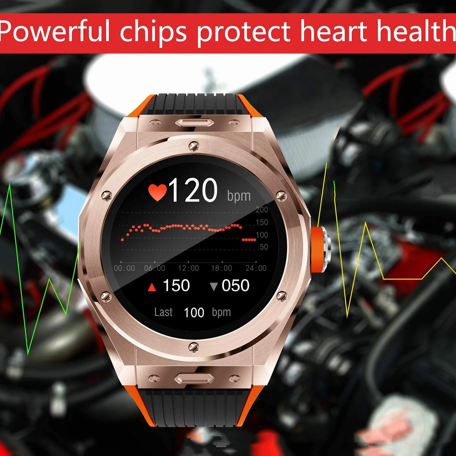 Inteligentny zegarek 1,28 cala Zakrzywiony ekran dotykowy Połączenie Bluetooth Zegarek fitness Monitor aktywności z tętnem i tlenem we krwi Inteligentny zegarek sportowy dla mężczyzn i kobiet na
