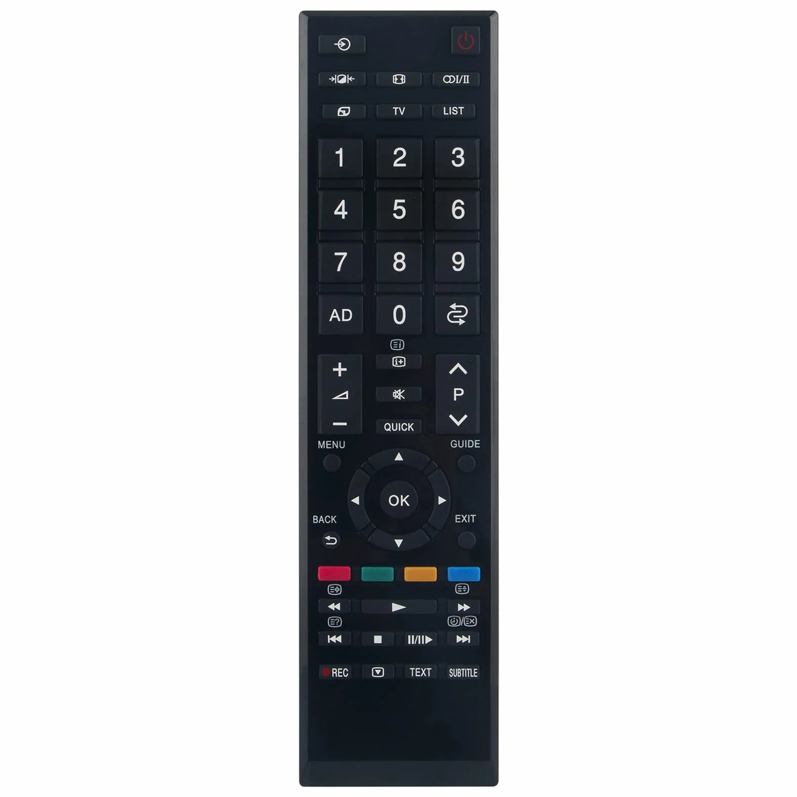 ALLIMITY CT 90420 Pilot Zamienny Pasujący do Toshiba LED Smart TV CT-90420 32RL938 32RL933G 32RL938F 32RL938G 32RL939G 32SL970G 40RL933 40RL938 40RL938F 40RL958B 40SL970G