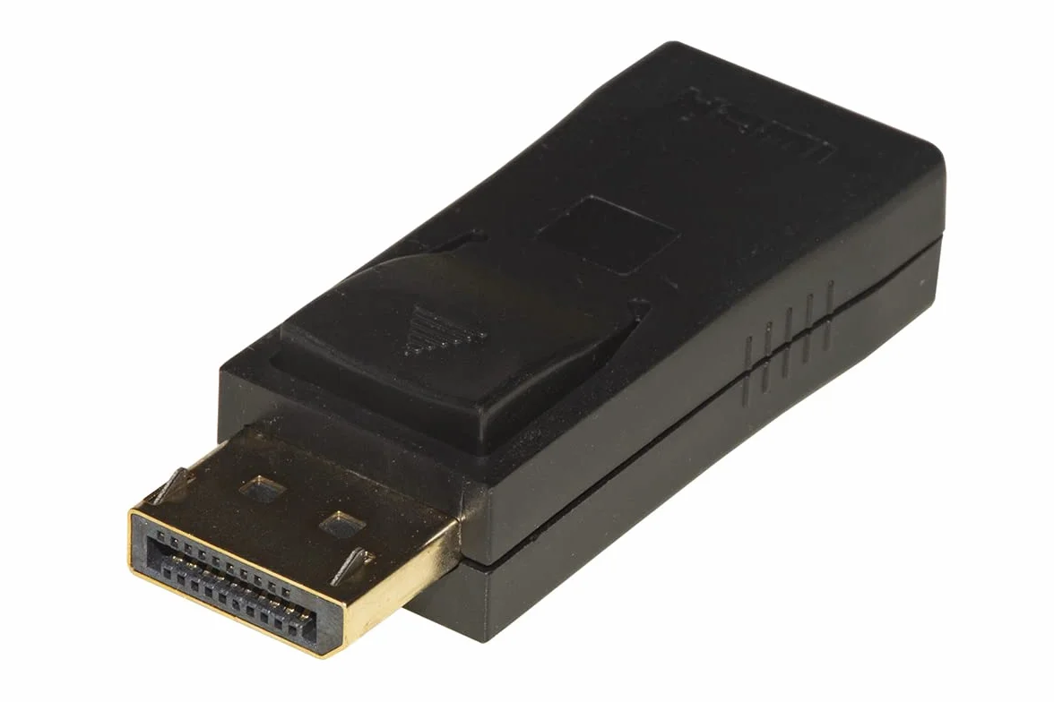 LINK LKADAT21303 - opakowanie 03 aktywnych adapterów DisplayPort 1.2 męski → HDMI® żeński - złote styki, 4K przy 60 Hz - kompatybilne z komputerem PC, notebookiem, monitorem