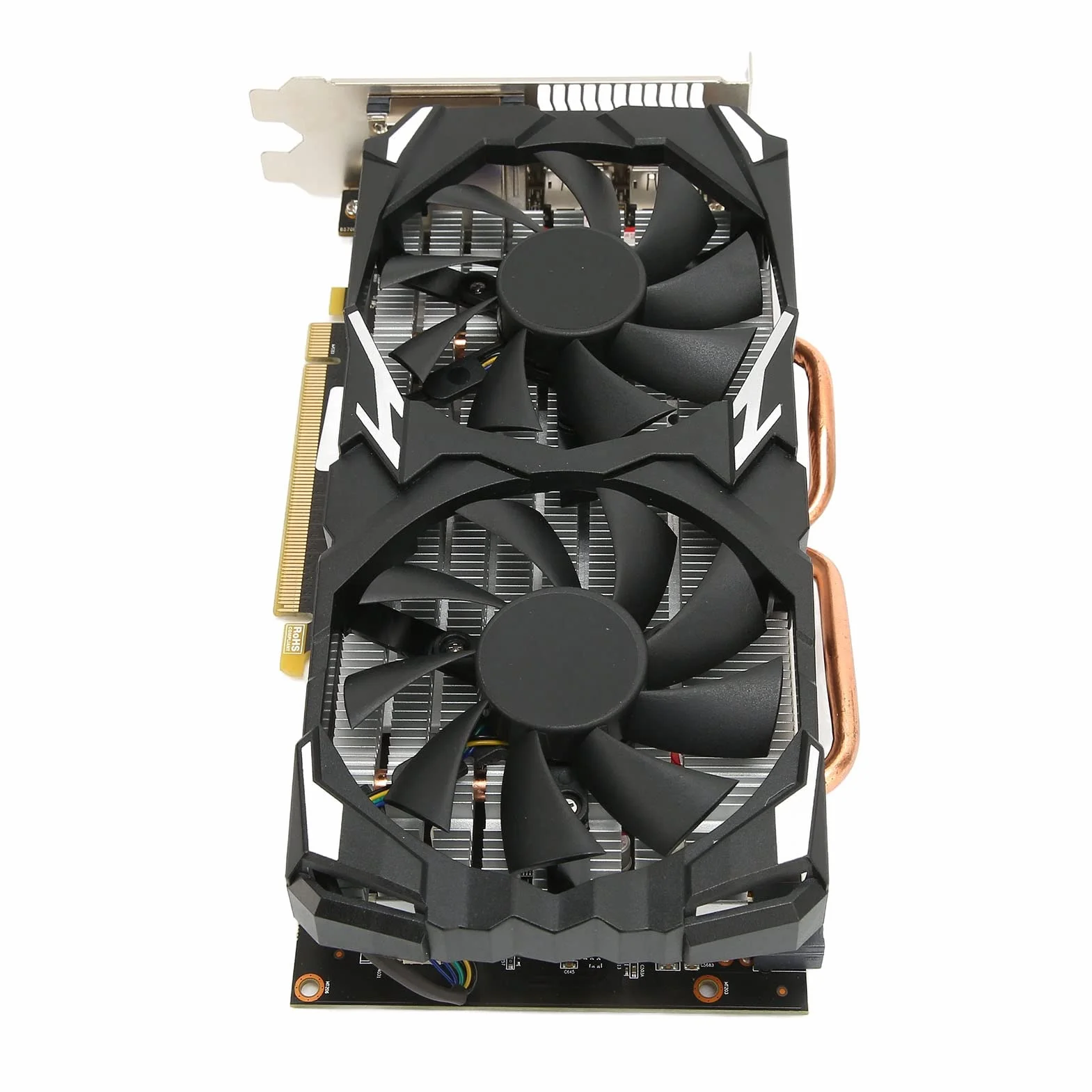 Karta graficzna 8 GB GDDR5, podwójny wentylator 256bit 1284/7000 MHz 8K 16 PCI Express 3.0 karta graficzna do gier, 3 x karta graficzna DP HDMI DVI HD
