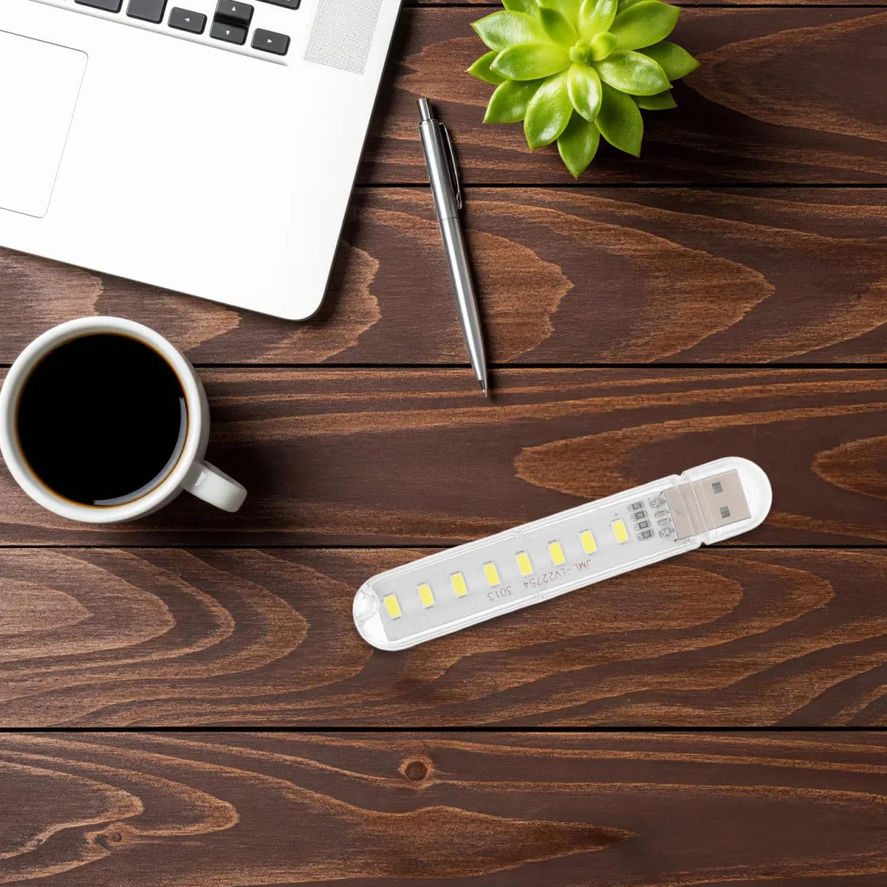 Mini lampka do czytania USB LED 4 sztuki przenośna ściemniana lampa stołowa