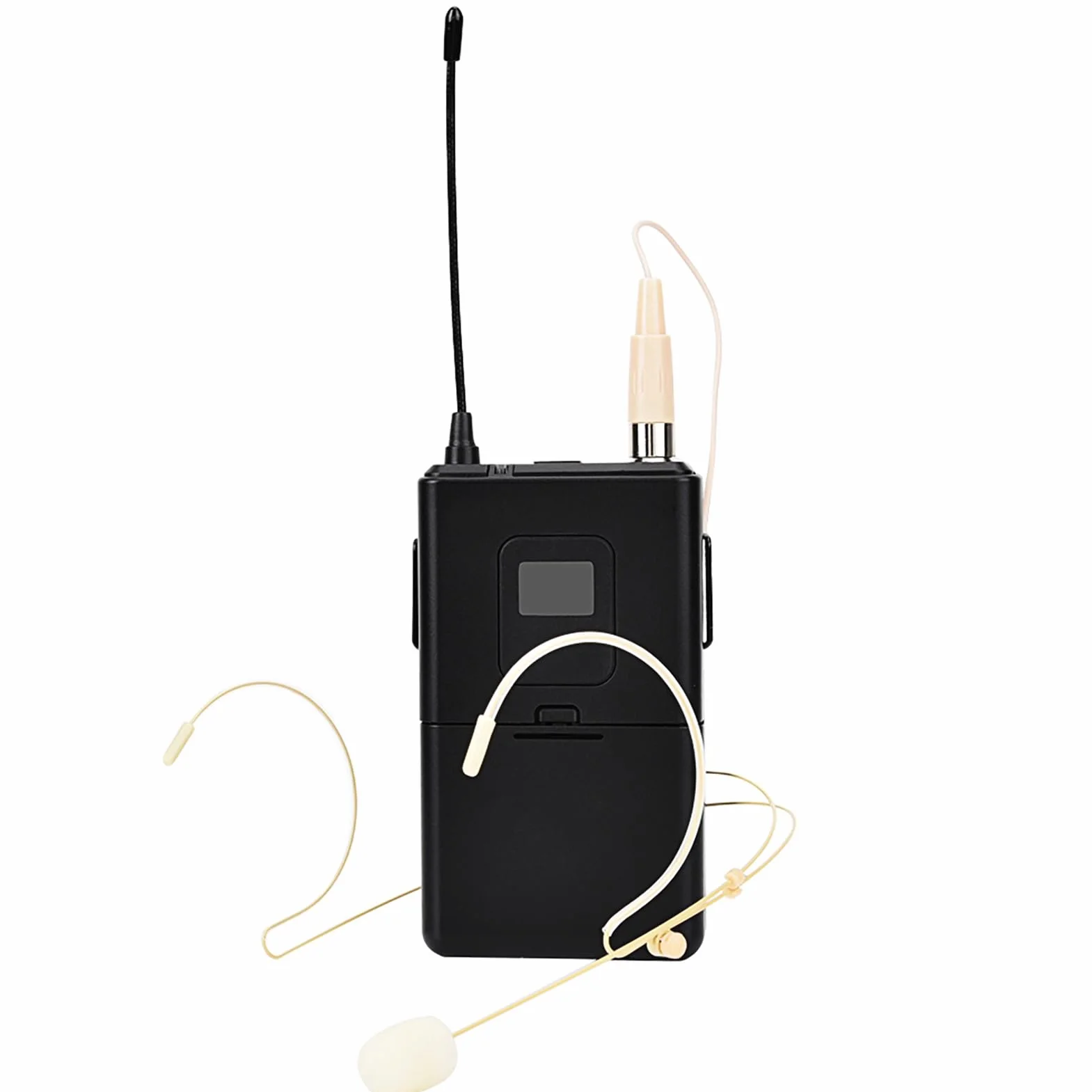 Mikrofon Bezprzewodowy, Przenośny Zestaw Słuchawkowy z Mikrofonem Wi-Fi od 1 do Czterech Uhf z Nadajnikiem-odbiornikiem do Przewodników Instruktażowych Podczas Konferencji