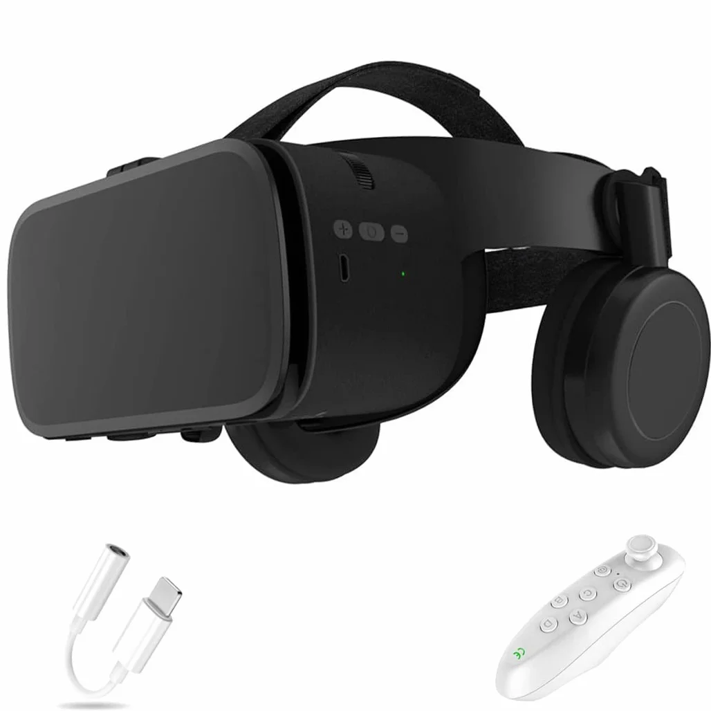 Okulary VR, zestaw słuchawkowy z wirtualnej rzeczywistości, zestawy słuchawkowe VR obsługują Android i IOS, połączenie Bluetooth dla iPhone 13 Pro Max/13 Pro 13/12/11, do Samsung Galaxy S21, Huawei, Xiaomi (Kolor: A, rozmiar: Ios )