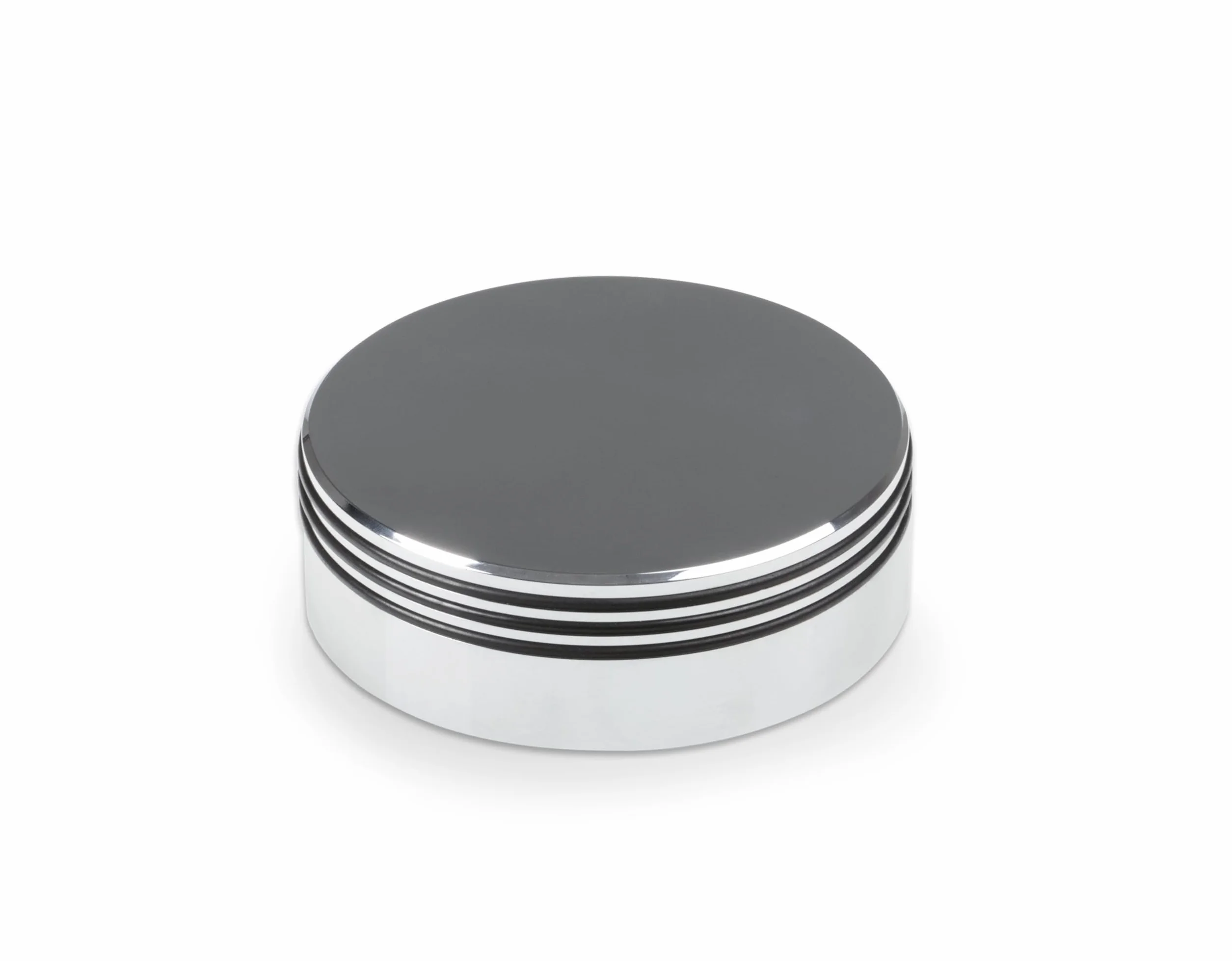 Pro-Ject Record Puck RS, masywny ciężar płyty z mosiądzu do gramofonów High End, 1030 g (chrom)