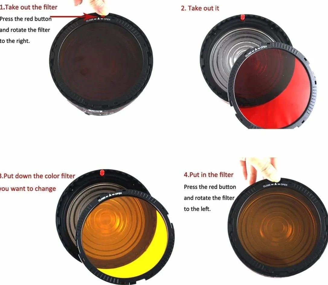 Hersmay NG-10X Mocowanie Bowensa Obiektyw Fresnela Adapter do ogniskowania Punkt Fresnela Adapter S-Mount 10-40° 5X jaśniejszy do Godox sl-60w Mocowanie Bowens Lampa studyjna Lampa błyskowa LED