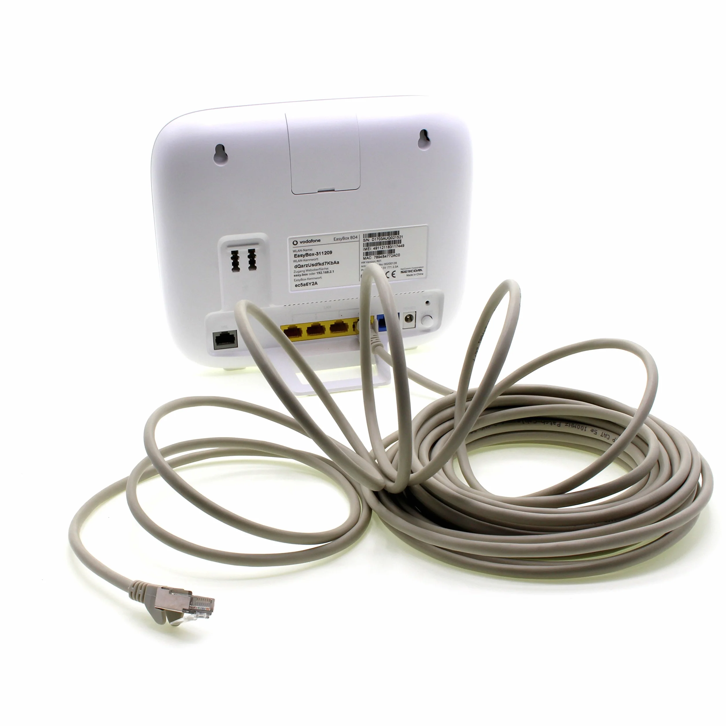 1aTTack CAT5 SFTP kabel sieciowy Ethernet LAN 2 x RJ45 20 m - szary