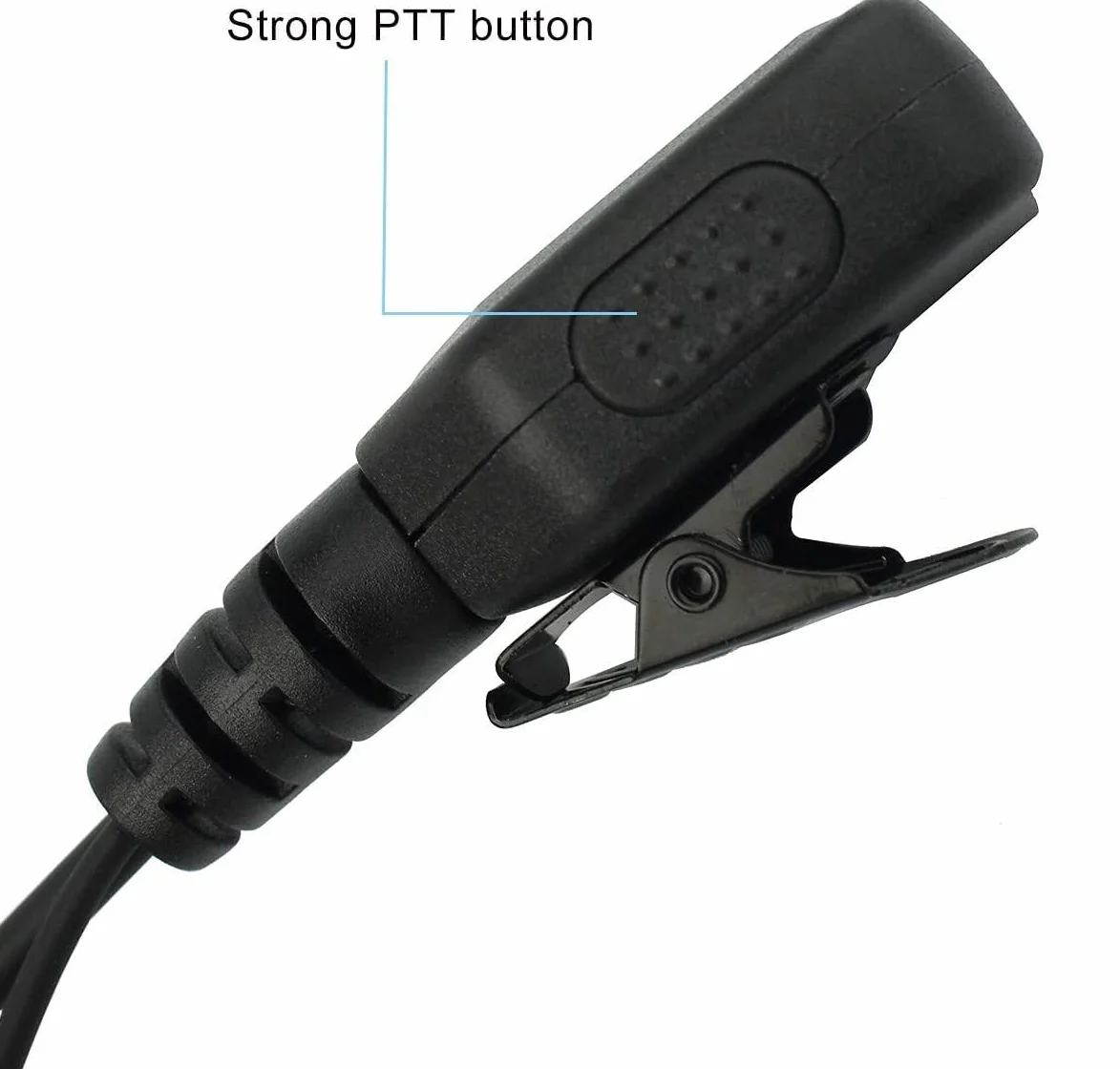 Retevis R111 Walkie Talkie zestaw słuchawkowy 2-pinowe radio typu G słuchawka regulowana głośność kompatybilna RT24 RT27 RT22 RT28 RT46 RT617 RT618 RT619 Baofeng BF-88S Kenwood 2-Way radio (10 szt.)