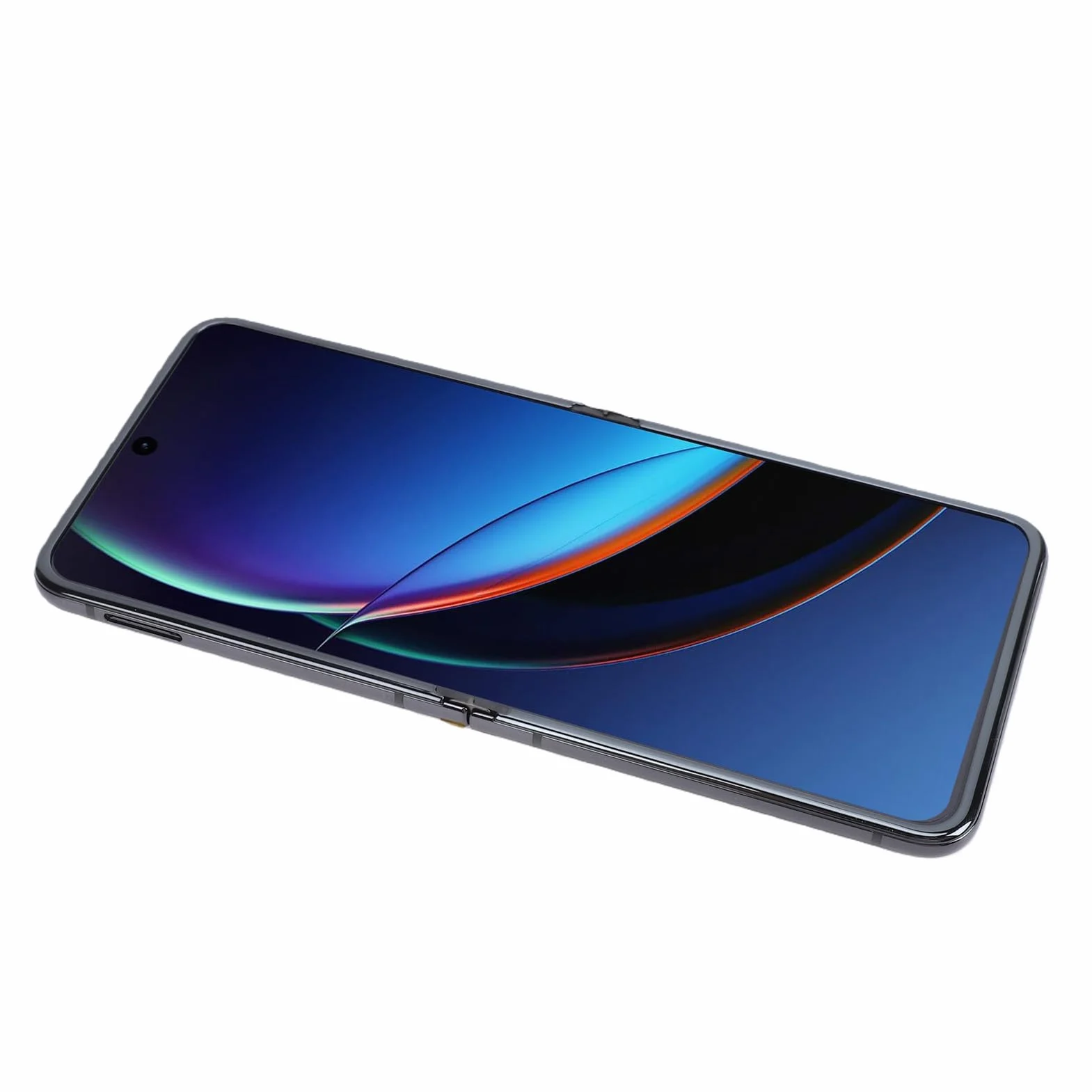 Annadue Wymiana Ekranu LCD z ramką do 2023 Razr+ 40 Ultra, zespół Dotykowego Digitizera 6,9 Cala 3D, Czytnik Linii Papilarnych, Folia Ochronna do Naprawy Telefonu Komórkowego