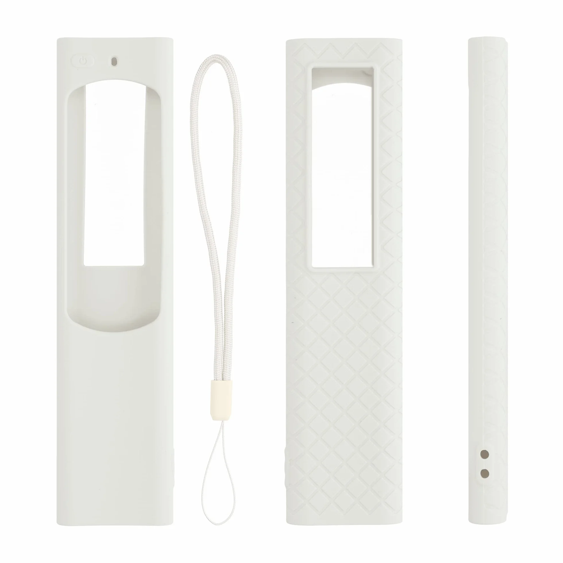kwmobile Etui silikonowe do pilota Samsung Smart TV TM2280e BN59-01385 BN59-01386 BN59-01391A białe
