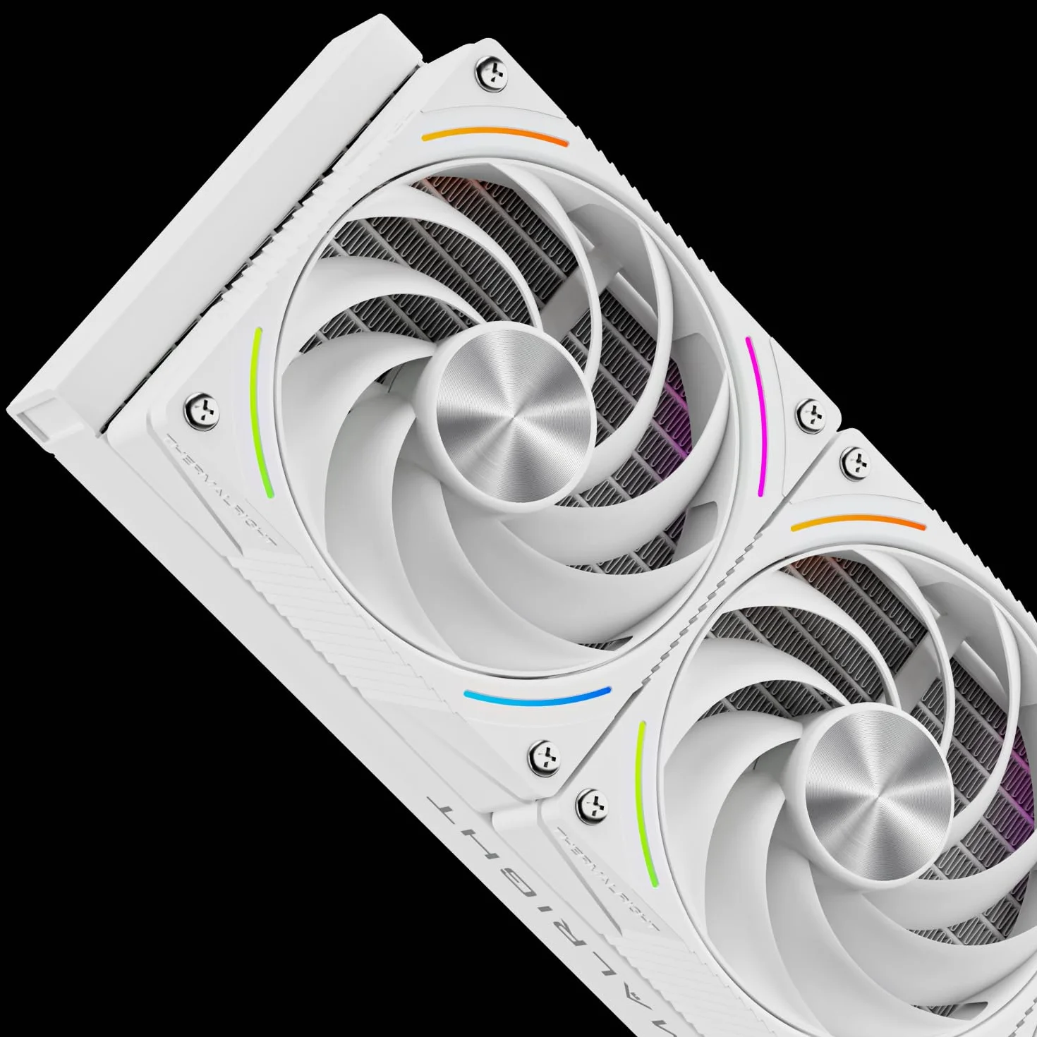 Thermalright TR Rainbow Vision 360 TURBO ARGB Biały 360 mm AIO Chłodnica z 6,67 Cala Zakrzywionym Ekranem 3D 2400 x 1080 60 Hz, Kompatybilna z AM4/AM5, Intel LGA1851/1700, Magnetyczny Ekran