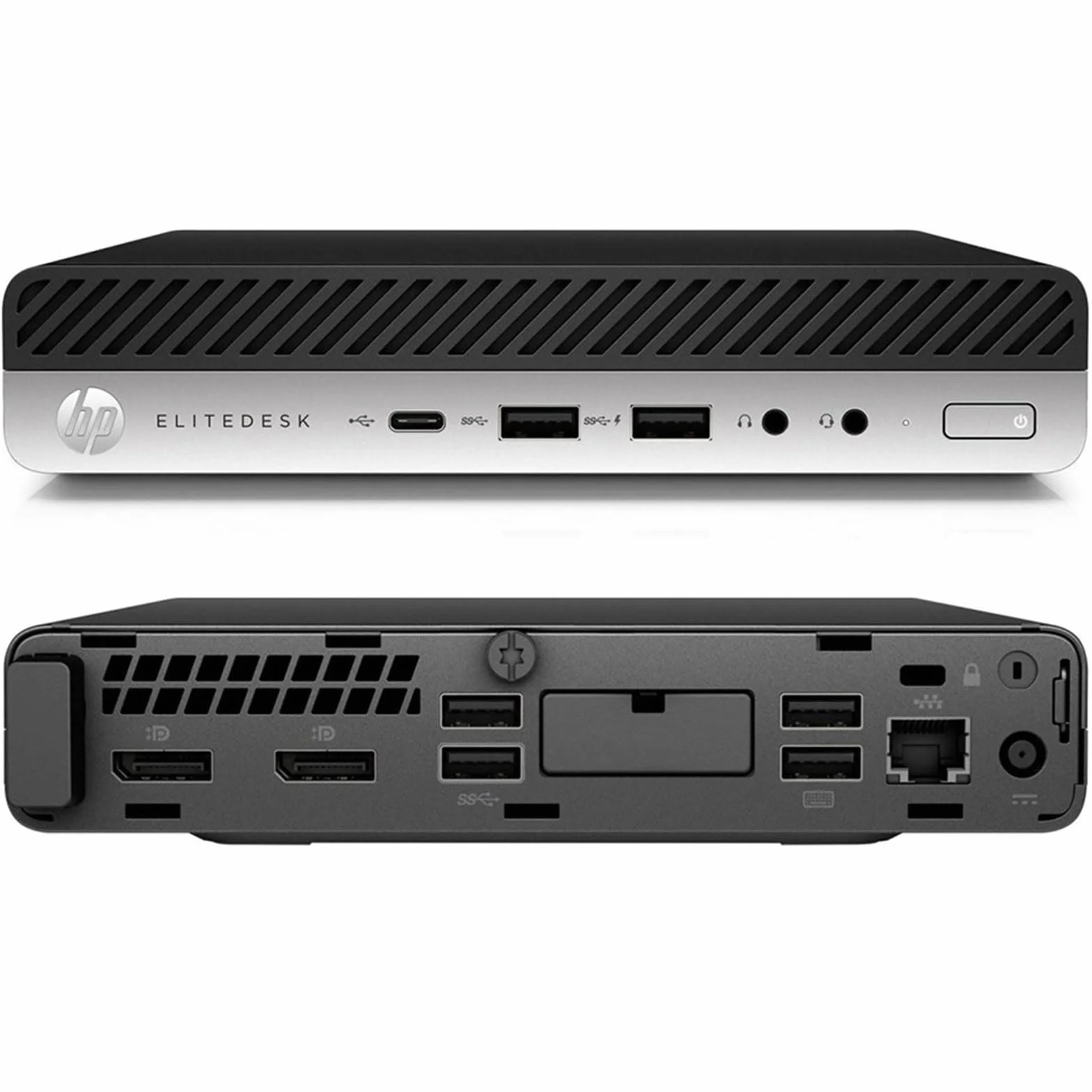 HP EliteDesk 800 G5 mini komputer stacjonarny (odnowiony) procesor Intel Core i7-9700, pamięć operacyjna 16 GB DDR4, dysk SSD 512 GB, Windows 11 Pro