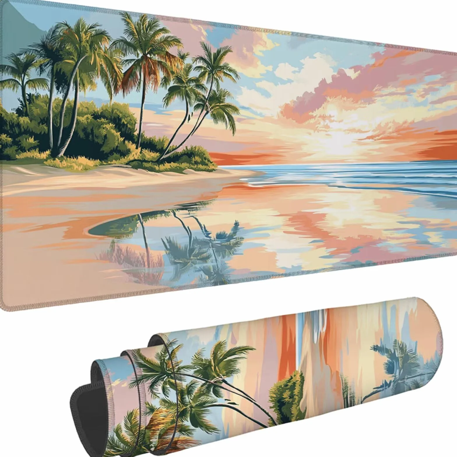 Gamingowa podkładka pod mysz 1200 x 600 x 3 mm, XXL, wodoszczelna, odporna na ścieranie, z przyszytymi krawędziami, podkładka na biurko, poprawia prędkość i precyzję, pod laptopa, komputer, wzór