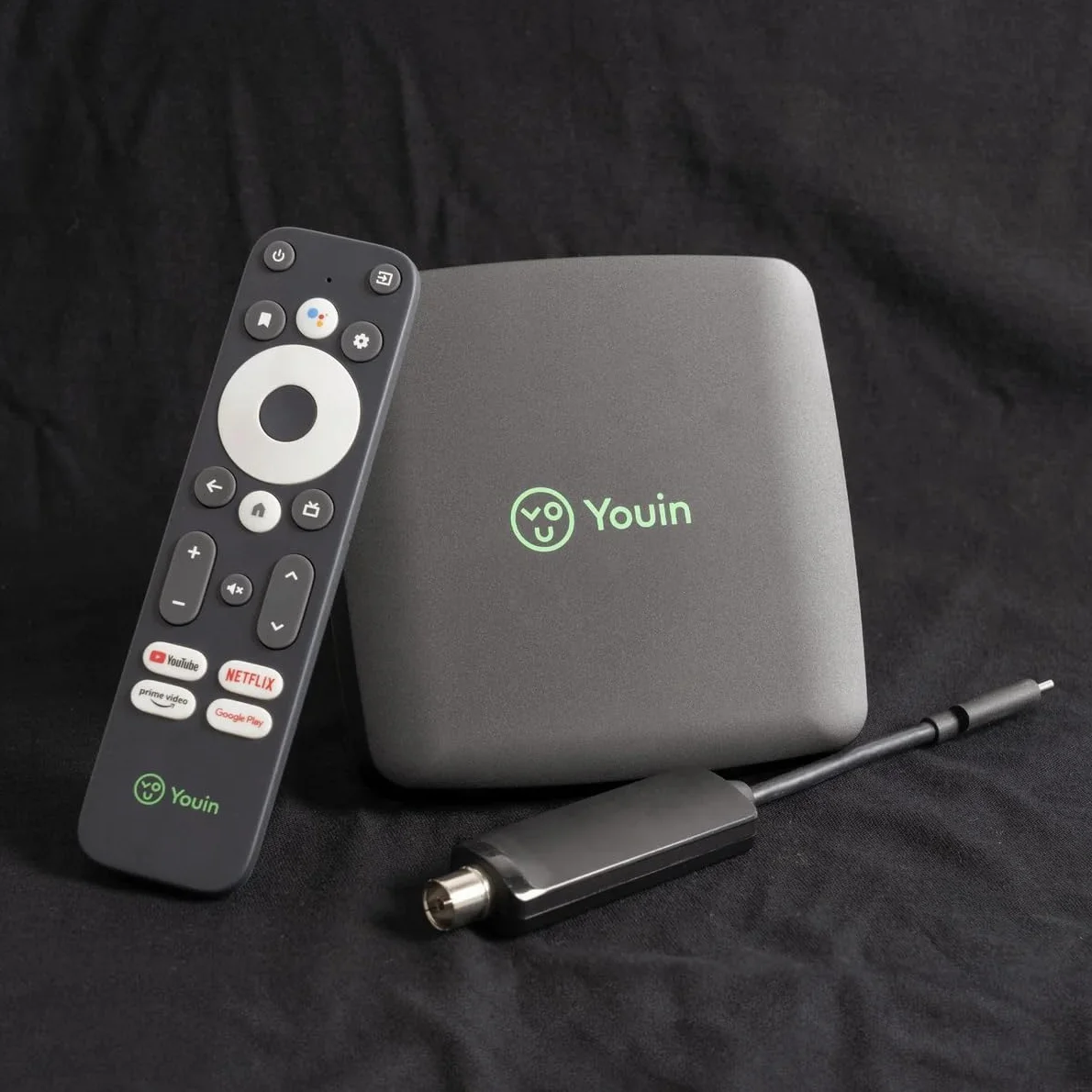 Youin You Box EN1060K -Android TV Box z tunerem TDT- Asystent Google i Chromecast zintegrowany.…