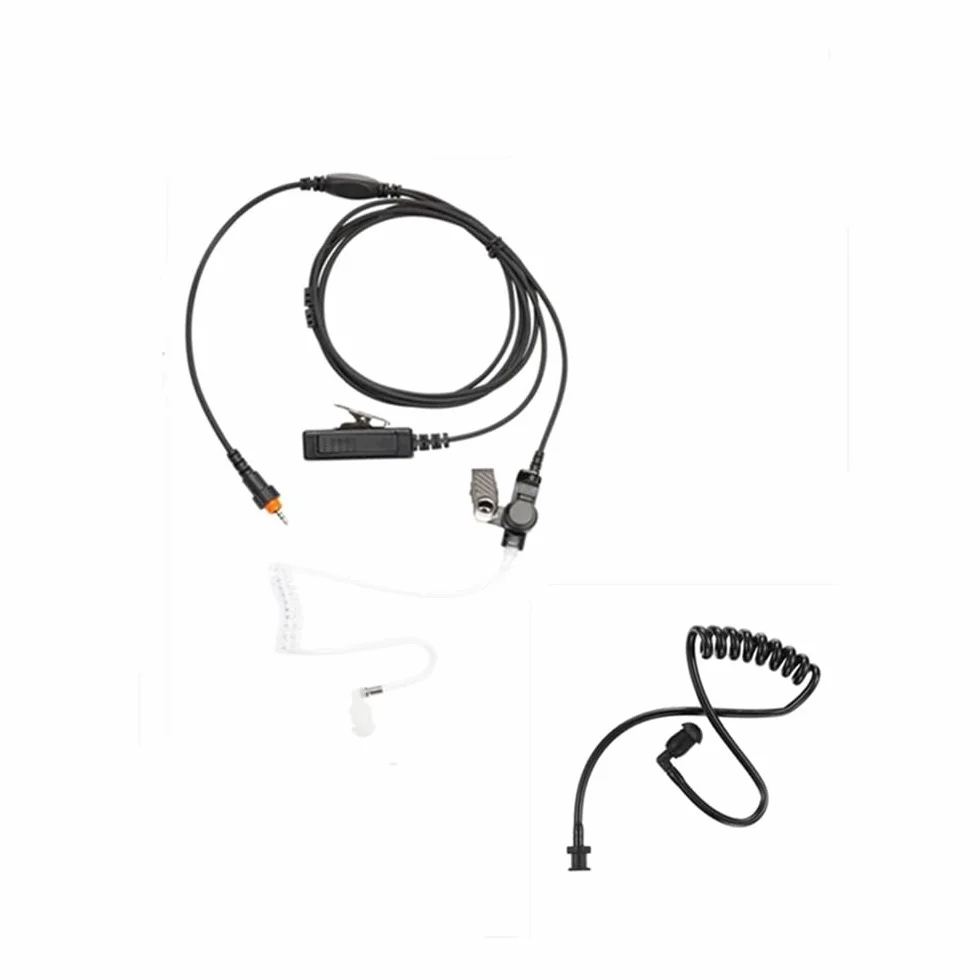 Słuchawka Walkie Talkie, pasująca do Motorola LP1010, CLP1040, radiotelefon 2-drożny z tubą akustyczną, 2 przewody, mikrofon PTT