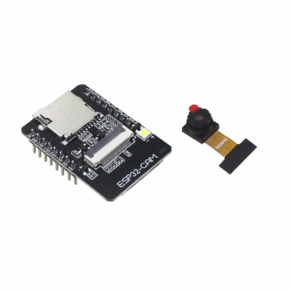 Płyta rozwojowa -CAM + moduł kamery OV2640 zestaw 520 KB + 4 MB PSRAM 32 Mbit WiFi + moduł Bluetooth Ultra Low Powers 5V IoT