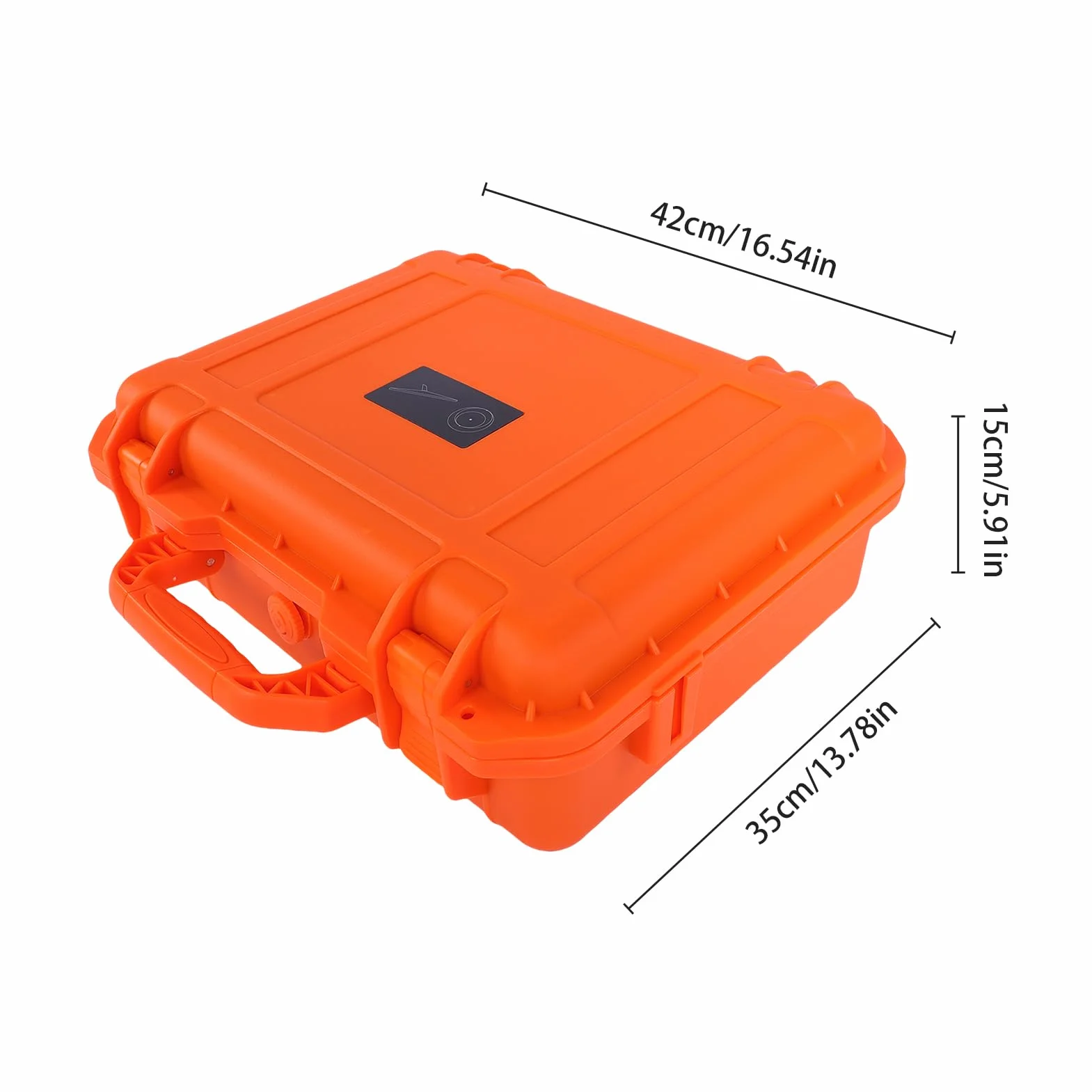 Mini Travel Hard Cover Wodoodporny Schowek Trwała Ochrona Przed Uderzeniami dla Mini Akcesoriów Idealne Dopasowanie do Podróży Camping Orange