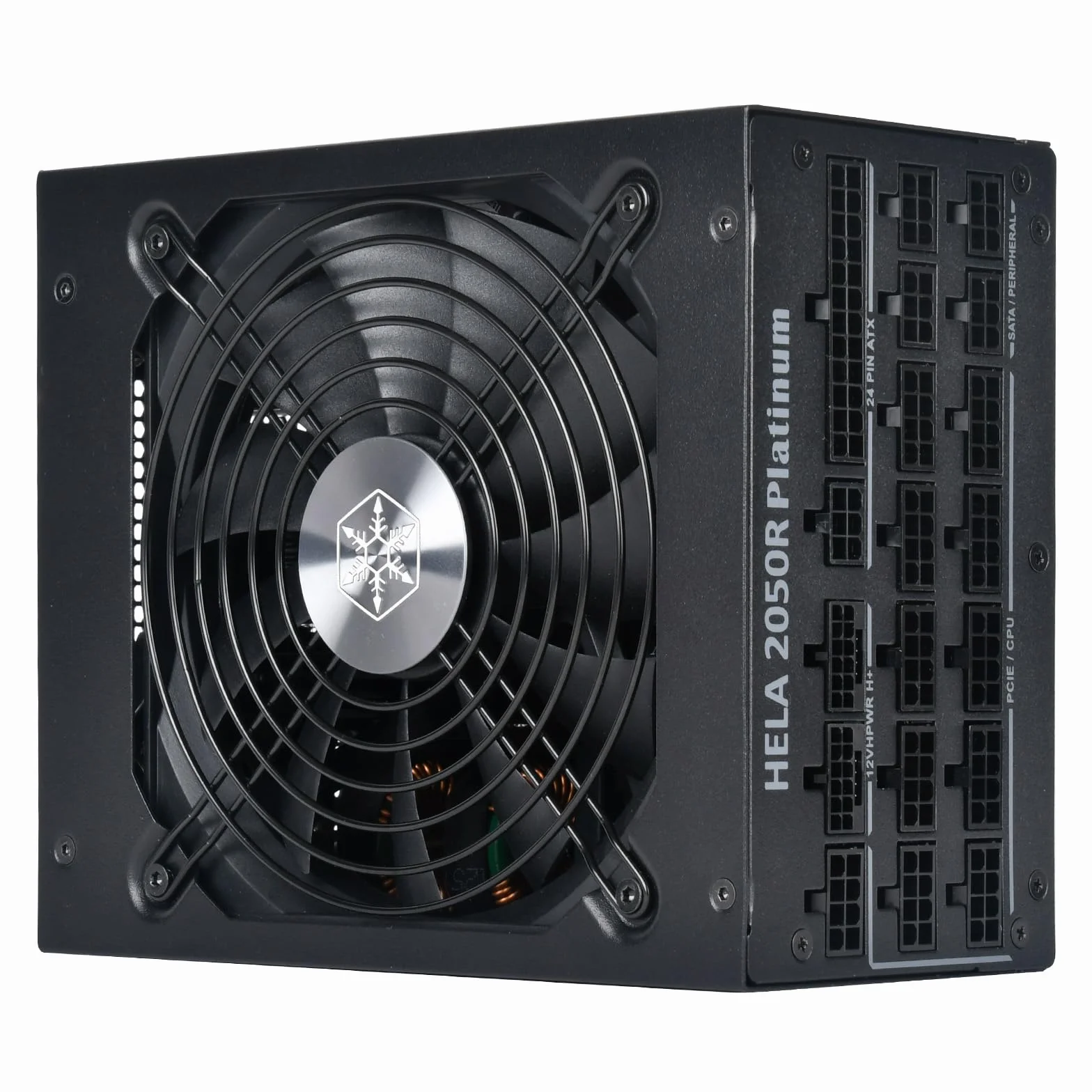 SilverStone Technology HELA 2050R Platinum-Cybenetics Platinum całkowicie modułowy zasilacz ATX, 2050 W, ATX 3.0 i PCIe 5,0, SST-HA2050R-PM