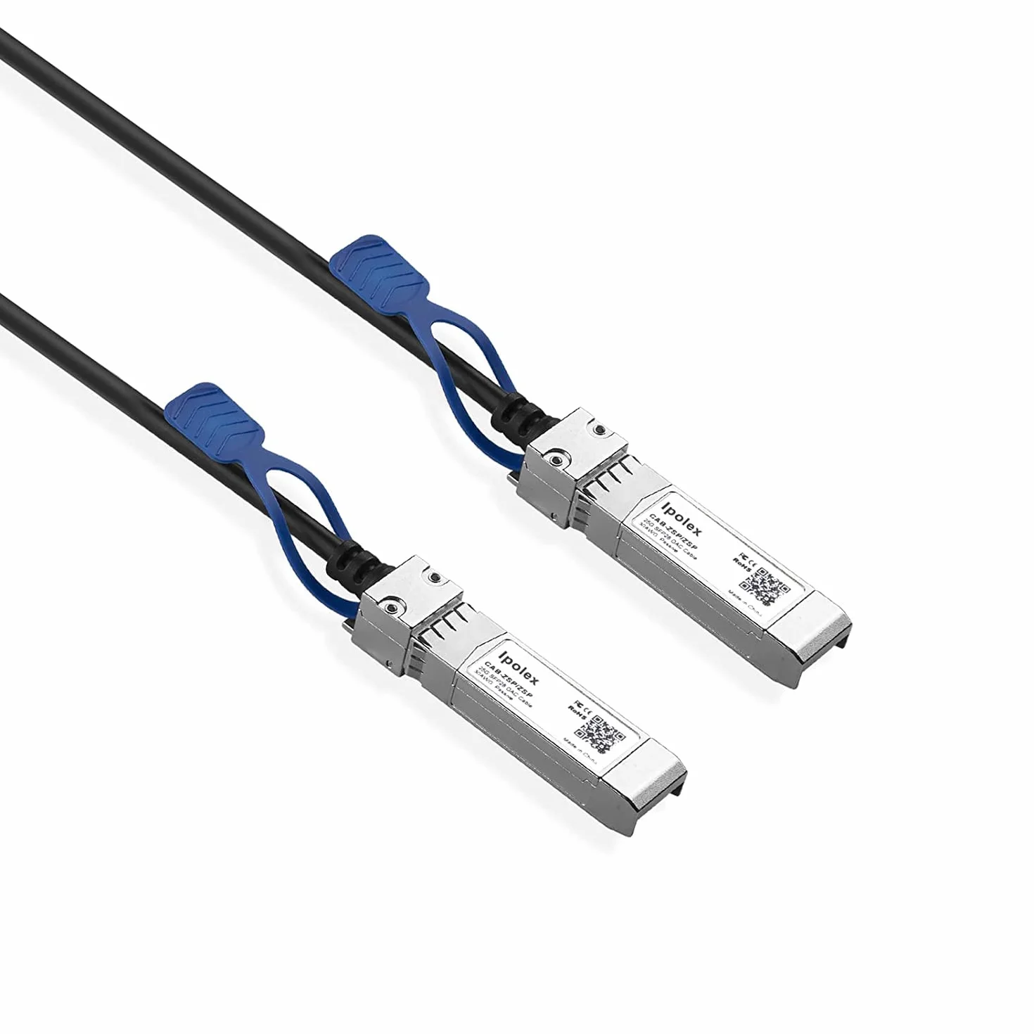ipolex Kabel 25 G SFP28 DAC, 25 GBASE-CR SFP+ kabel Twinax, 25 Gbit/s SFP28 do SFP28 Direct Attach miedziany kabel pasywny, do Cisco SFP-H25GB-CU3M, Ubiquiti UACC-DAC-SFP28, Arista itd. 1 m