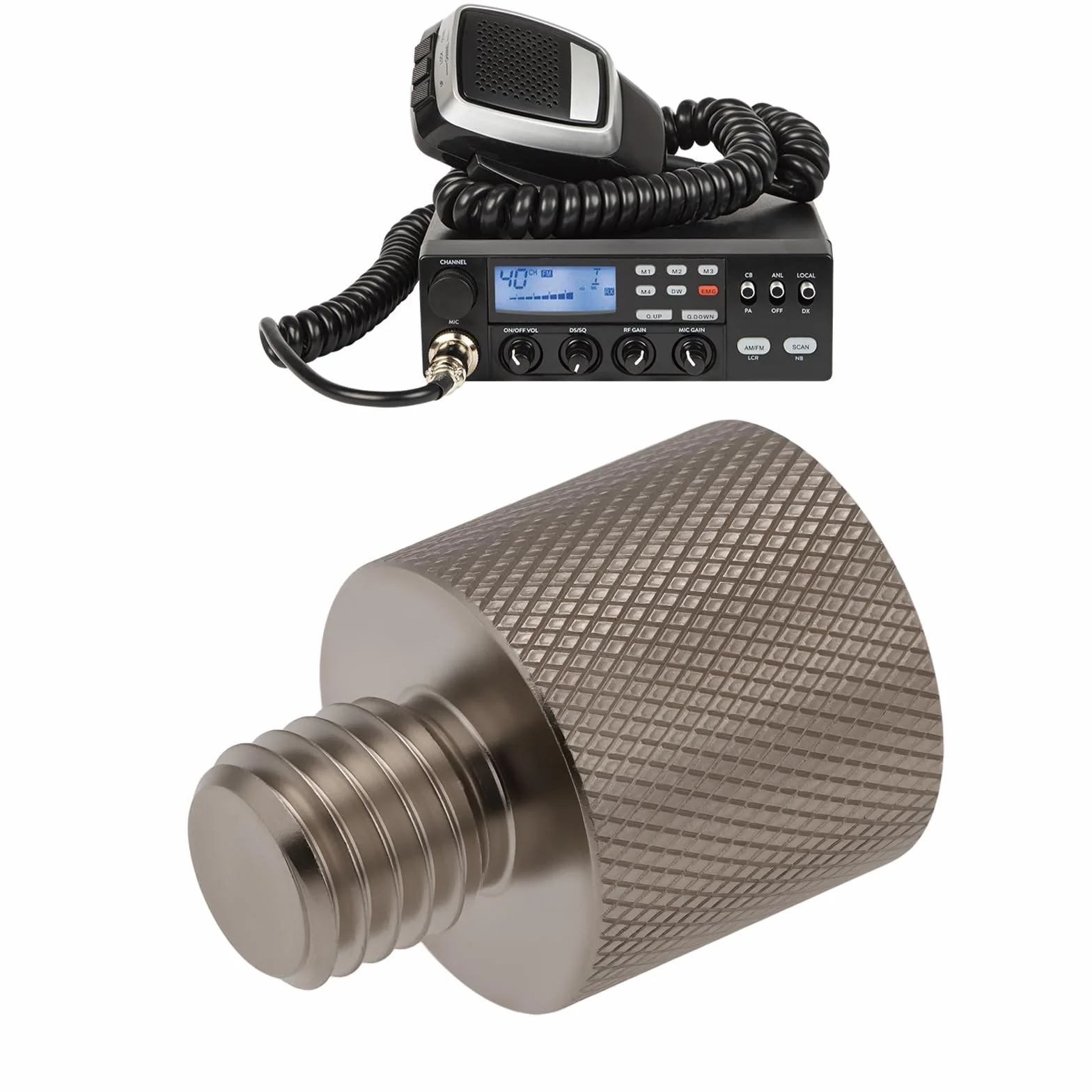 SG Store 2pcs 3/8x24 UNF Female to M10x1.5 Male Telescopic Antenna Adapter Used to Connect CB Magnetic Antenna Base
