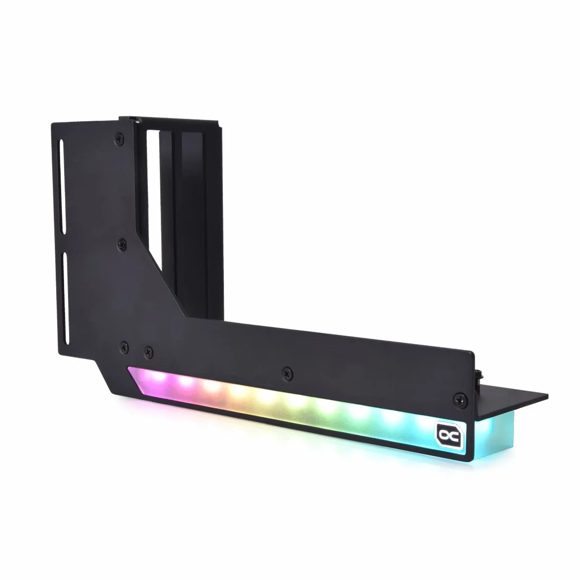 Alphacool 11951 Aurora pionowy uchwyt GPU z kablem Riser uchwyt VGA karta graficzna