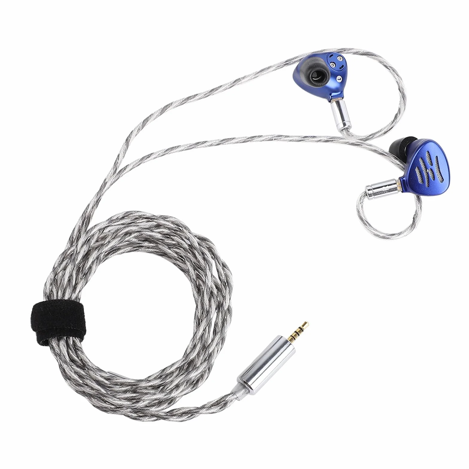 Słuchawki Douszne z Monitorem, Hybrydowe Słuchawki IEM z Dynamicznym Przetwornikiem 10 Mm, Przewodowe Słuchawki Douszne z membraną LCP z Kablem do Słuchawek, 2-pinowe Złącze 0,78