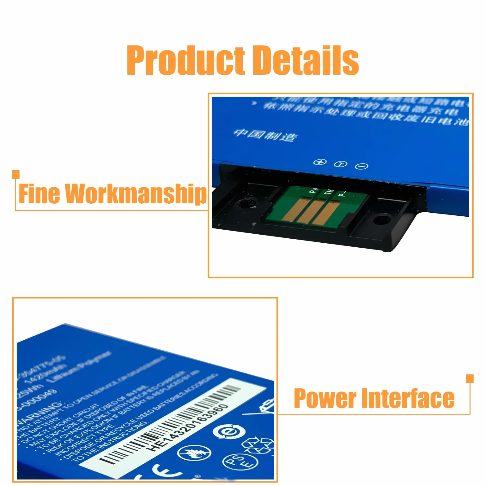 XITAIAN 3,7 V 5,25 Wh 1420 mAh zamiennik baterii do czytnika e-booków