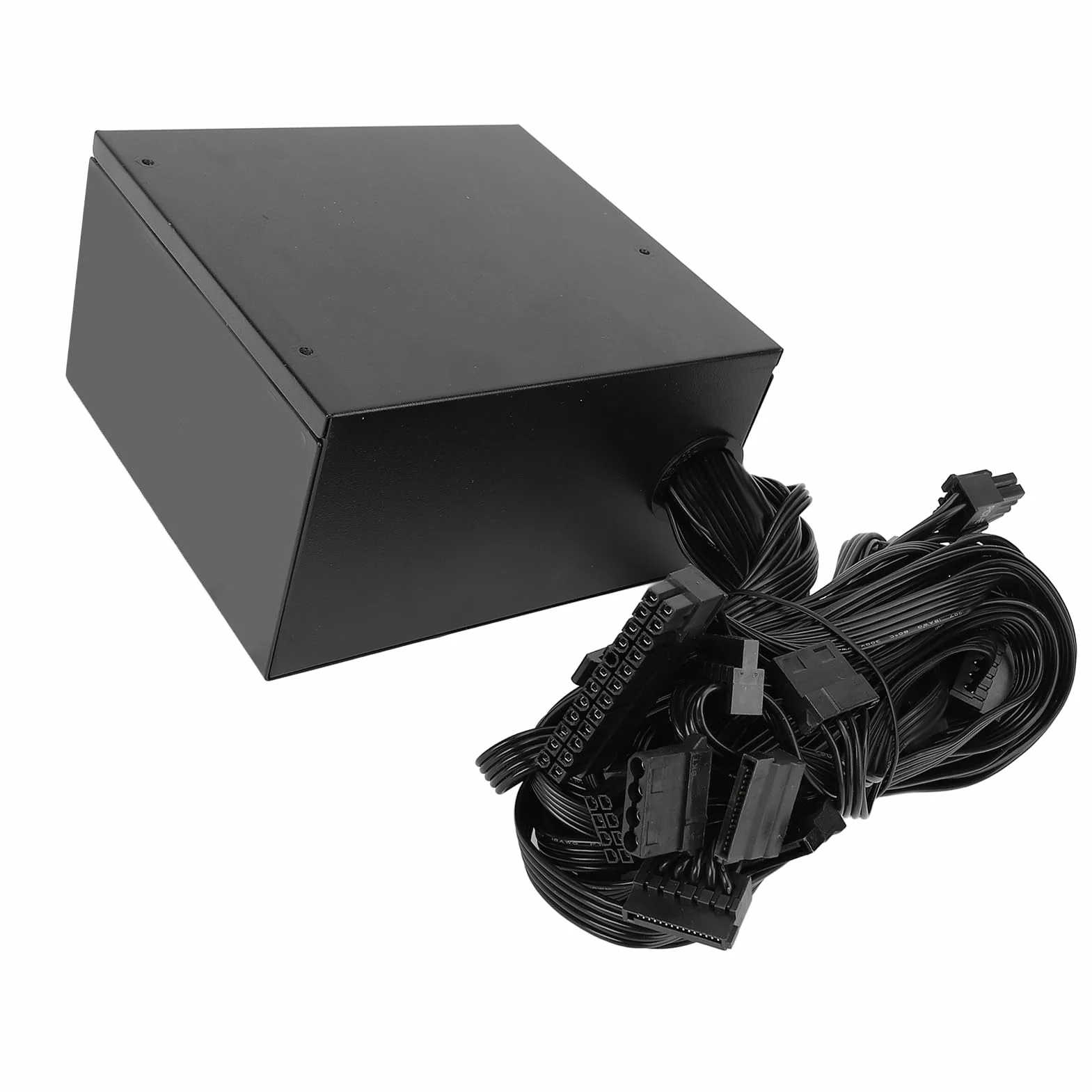 AMONIDA Wysokowydajny Zasilacz ATX 700 W z Wentylatorem Chłodzącym do Systemów Komputerowych Stabilne Napięcie Wiele Funkcji Ochronnych