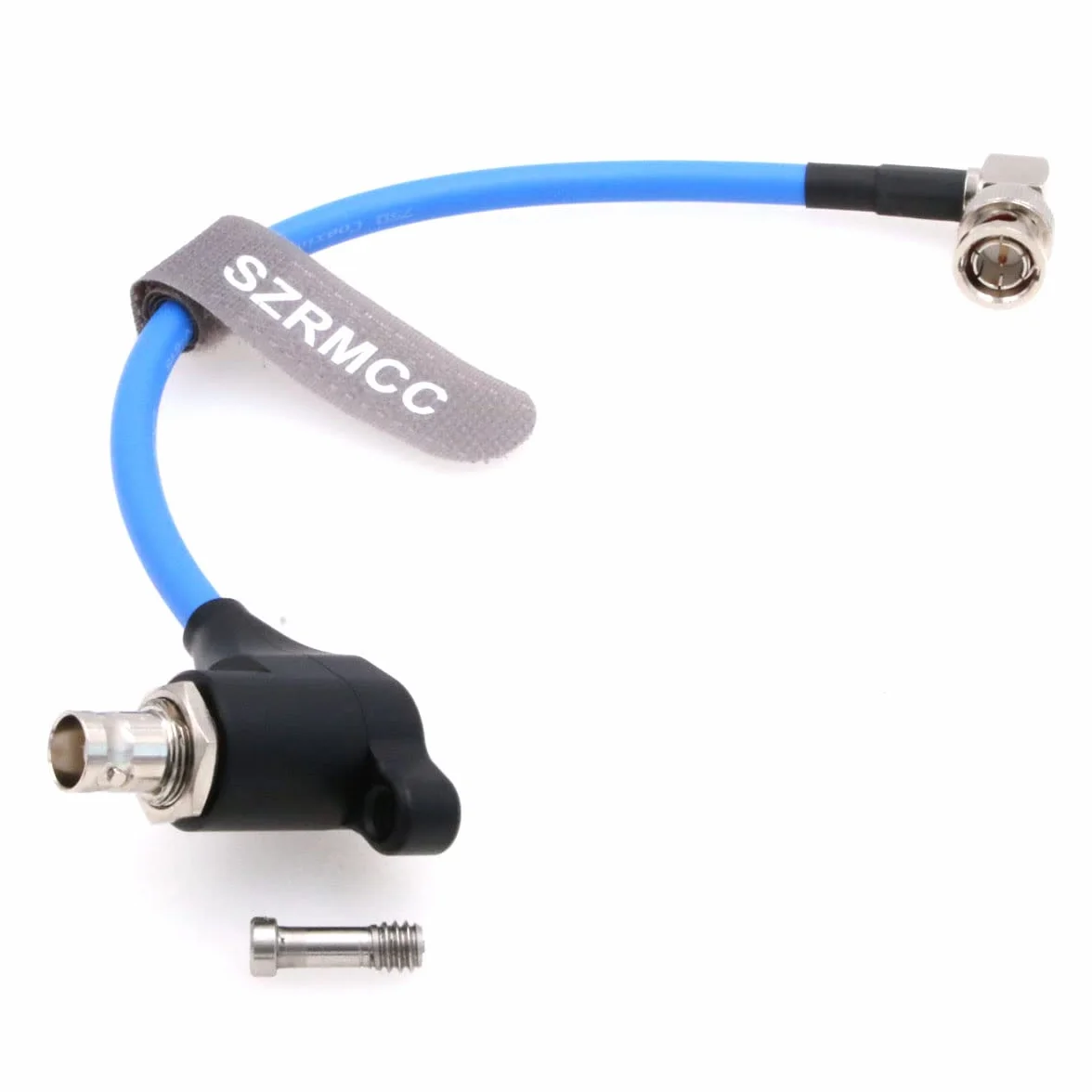 SZRMCC HD SDI zabezpieczenie przed przepięciem zabezpieczenie przed przepięciem izolacja kąt prosty BNC męski do żeński kabel wideo 12G 6G do kamery ARRI Alexa RED Komodo Sony-Canon (80cm)