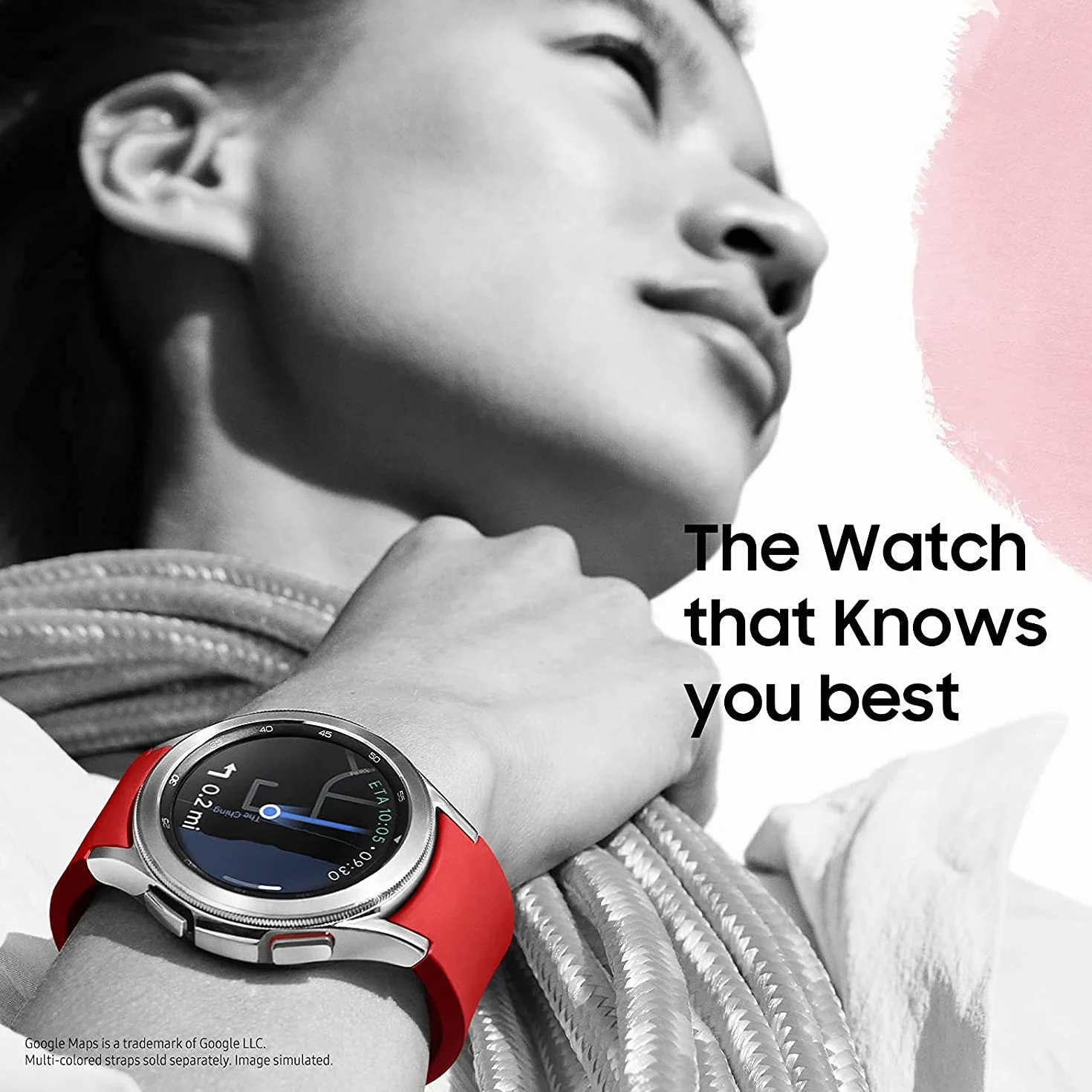 Samsung Galaxy Watch4 Classic - 46mm - czarny - inteligentny zegarek z opaską sportową na grzbiecie - Flouroelastomer - czarny - wyświetlacz 3,46 cm (1,4")