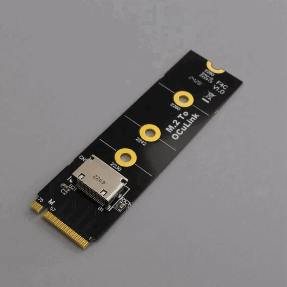 F9G-F9934-F4C-BK7 EGPU OCuLink GPU-Dock M.2 NVMe adapter Oculink z kablem Oculink ATX typ PCIe4.0 64 Gbps 25 cm