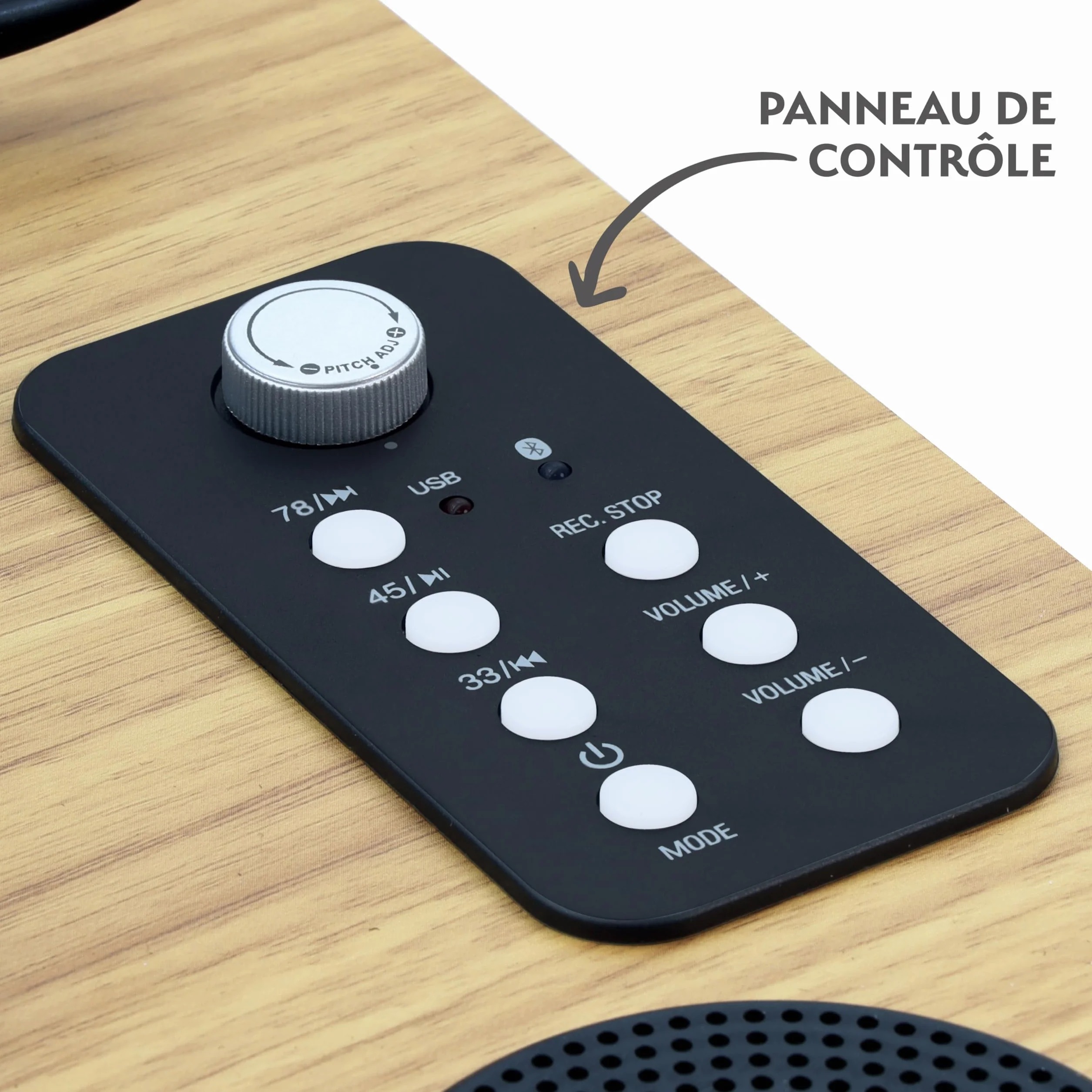 METRONIC Płyta winylowa Bluetooth 33/45/78 Wieże z wbudowanymi głośnikami - 477361
