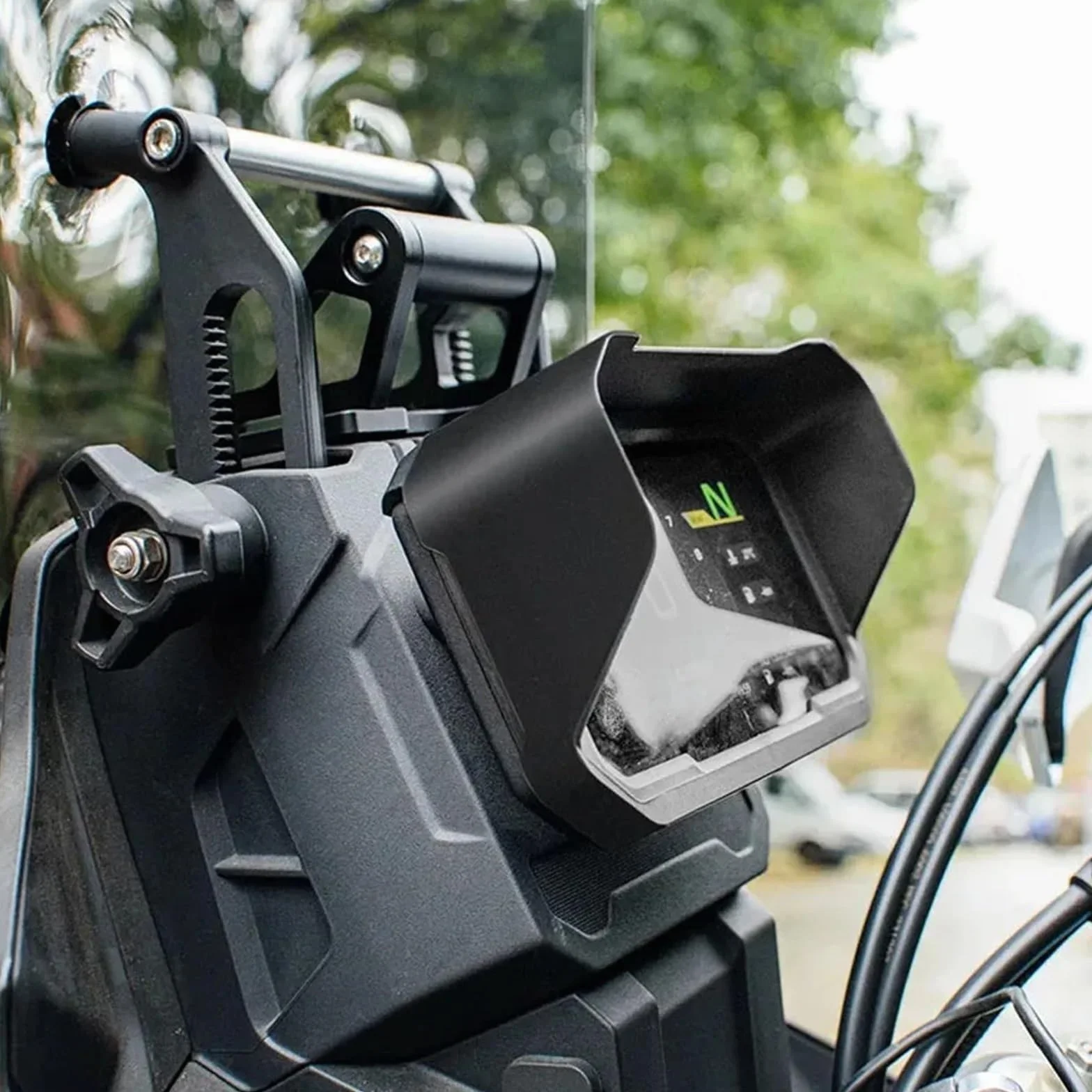 Uchwyt do nawigacji GPS Pasuje do CFMOTO 450MT 2025 Uchwyt na telefon GPS, przedłużacz nawigacji, stojak Motocyklowy uchwyt do nawigacji