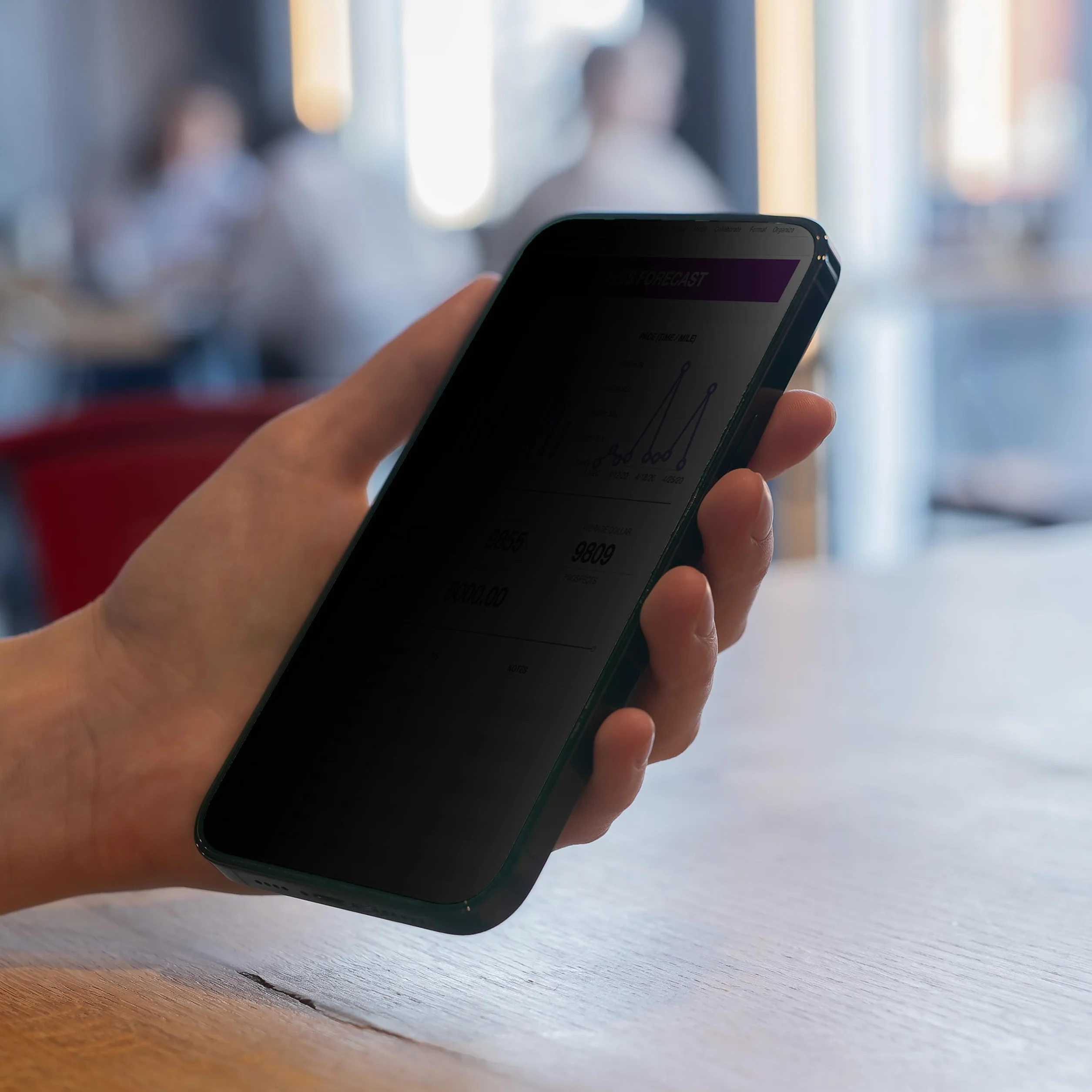 StarTech.com 4-kierunkowy ekran prywatności do iPhone'a 15, portret/krajobraz, obsługa dotykowa, widok +/- 30 stopni, filtr ze szkła hartowanego, czarny