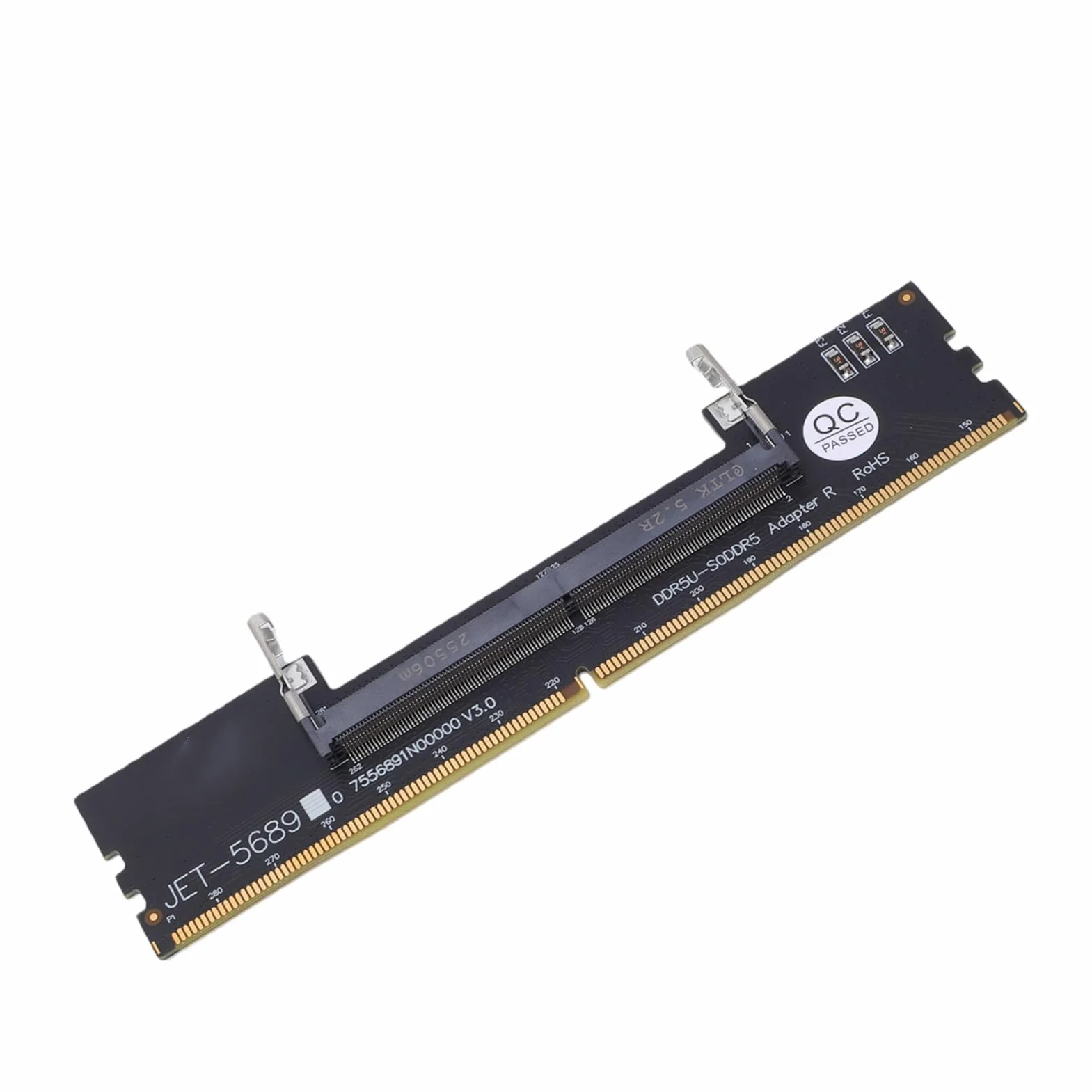 Spacnana Adapter DDR5 U DIMM do SO DDR5 RVS, Konwerter Pamięci Laptopa na Komputer Stacjonarny z Ulepszonymi Możliwościami Testowania, do Naprawy i Konserwacji Komputerów