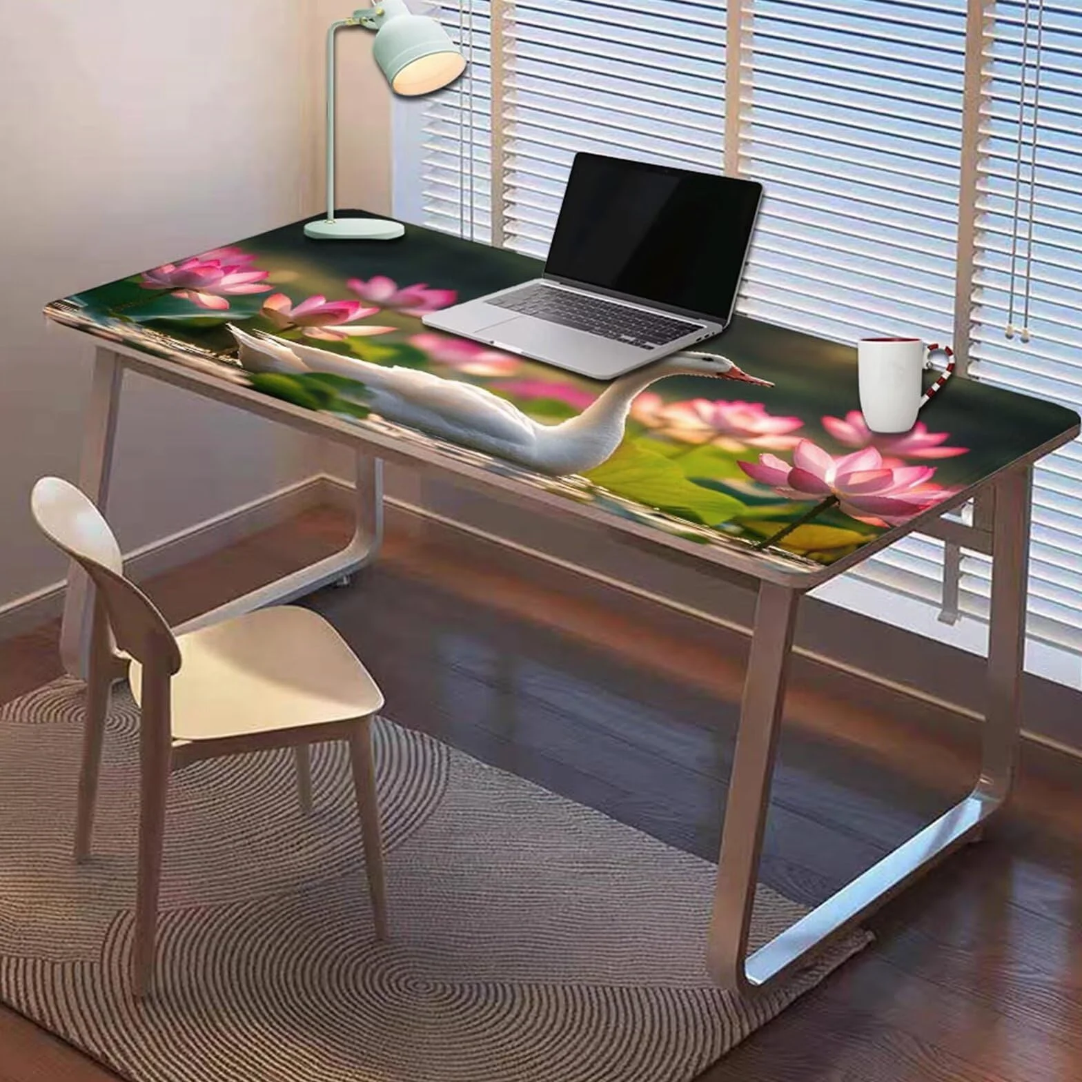 Gamingowa podkładka pod mysz 1200 x 600 x 3 mm, XXL, wodoszczelna, odporna na ścieranie, z przyszytymi krawędziami, zielona, podkładka na biurko, poprawia prędkość i precyzję, do komputera, laptopa