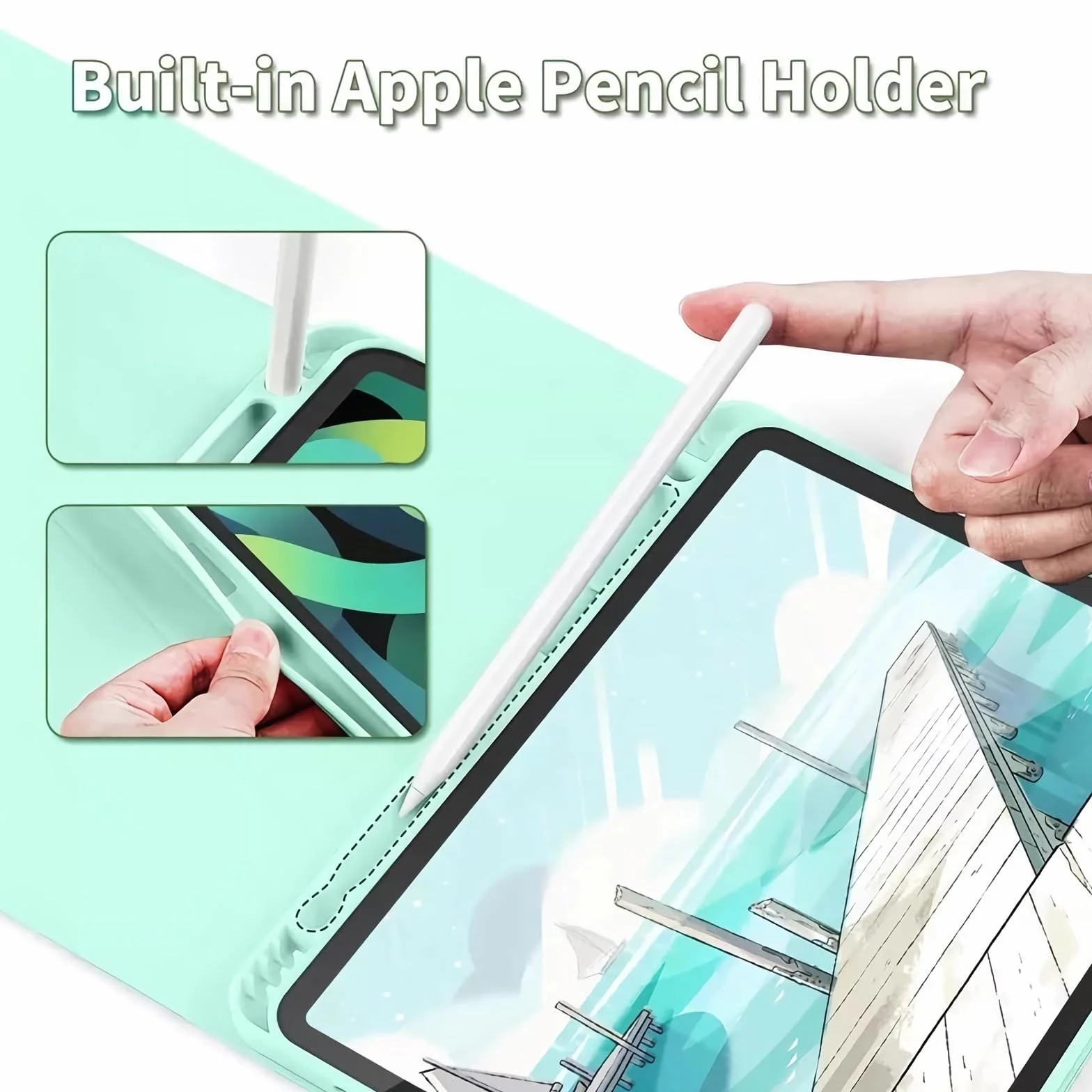 Etui z klawiaturą do Samsung Galaxy Tab S11 Ultra (14,6") SM-X930 / SM-X936B, klawiatura Bluetooth z bezprzewodową myszą, ochronna osłona z podstawką